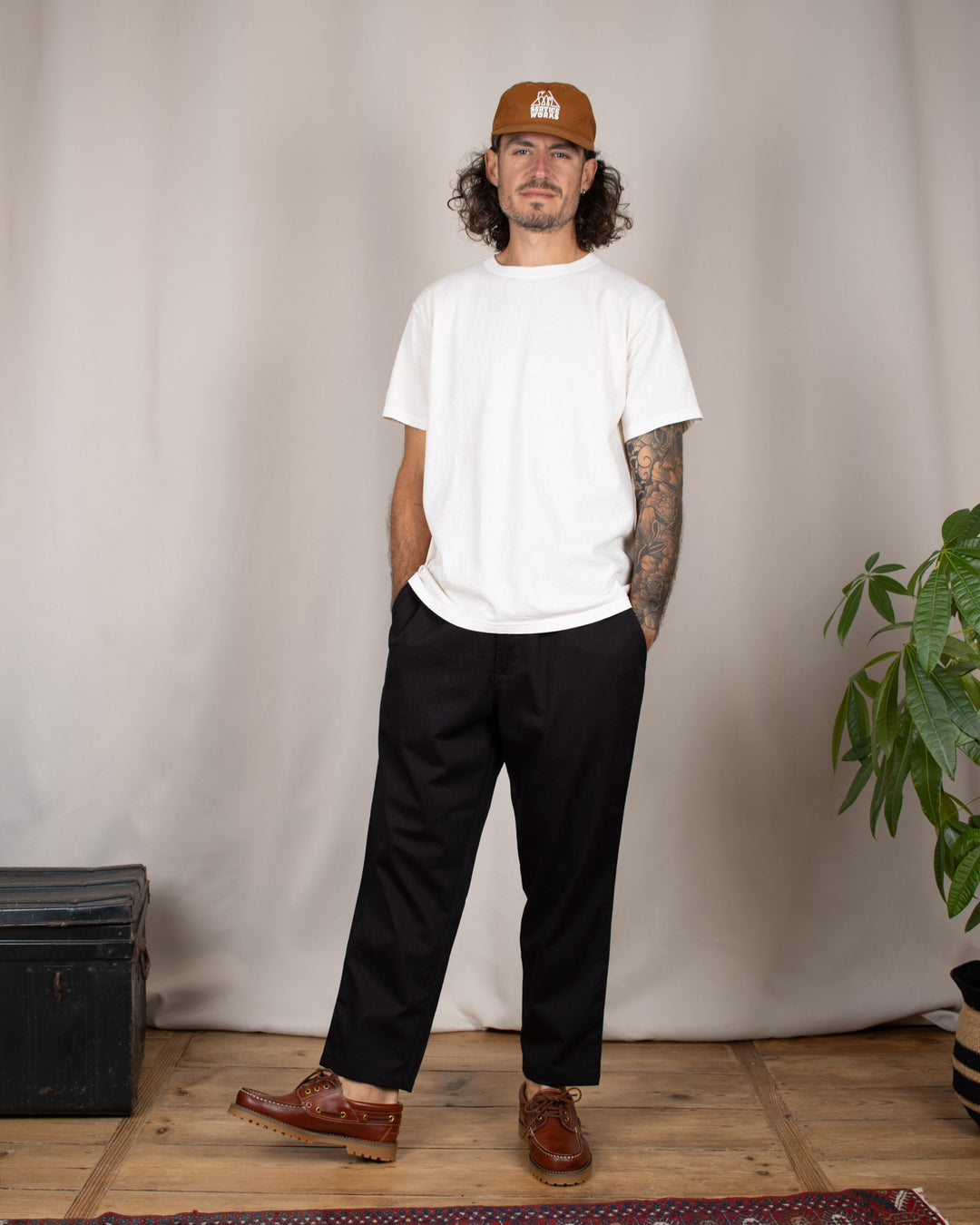 Hi Water Trouser Black Twill