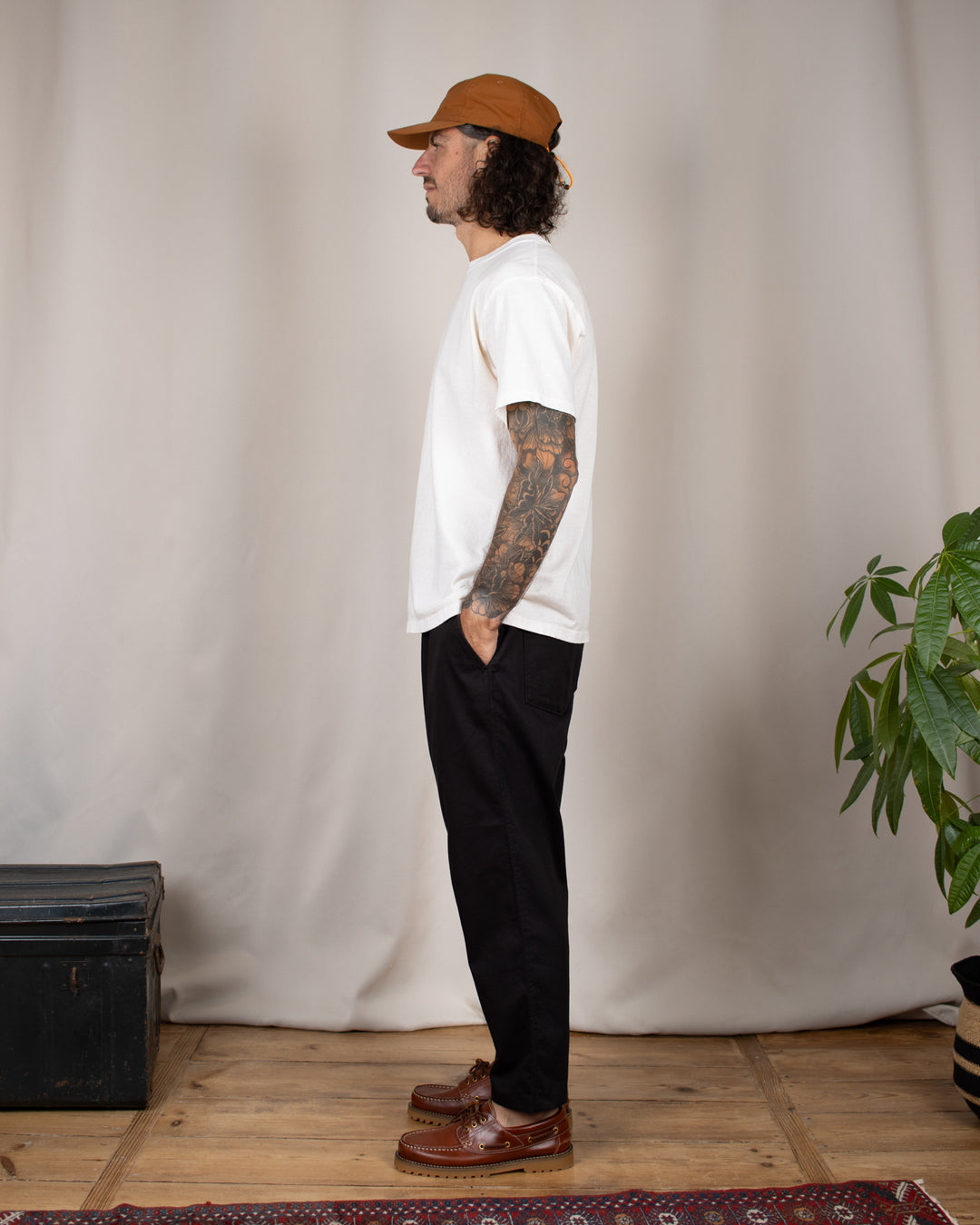 Hi Water Trouser Black Twill