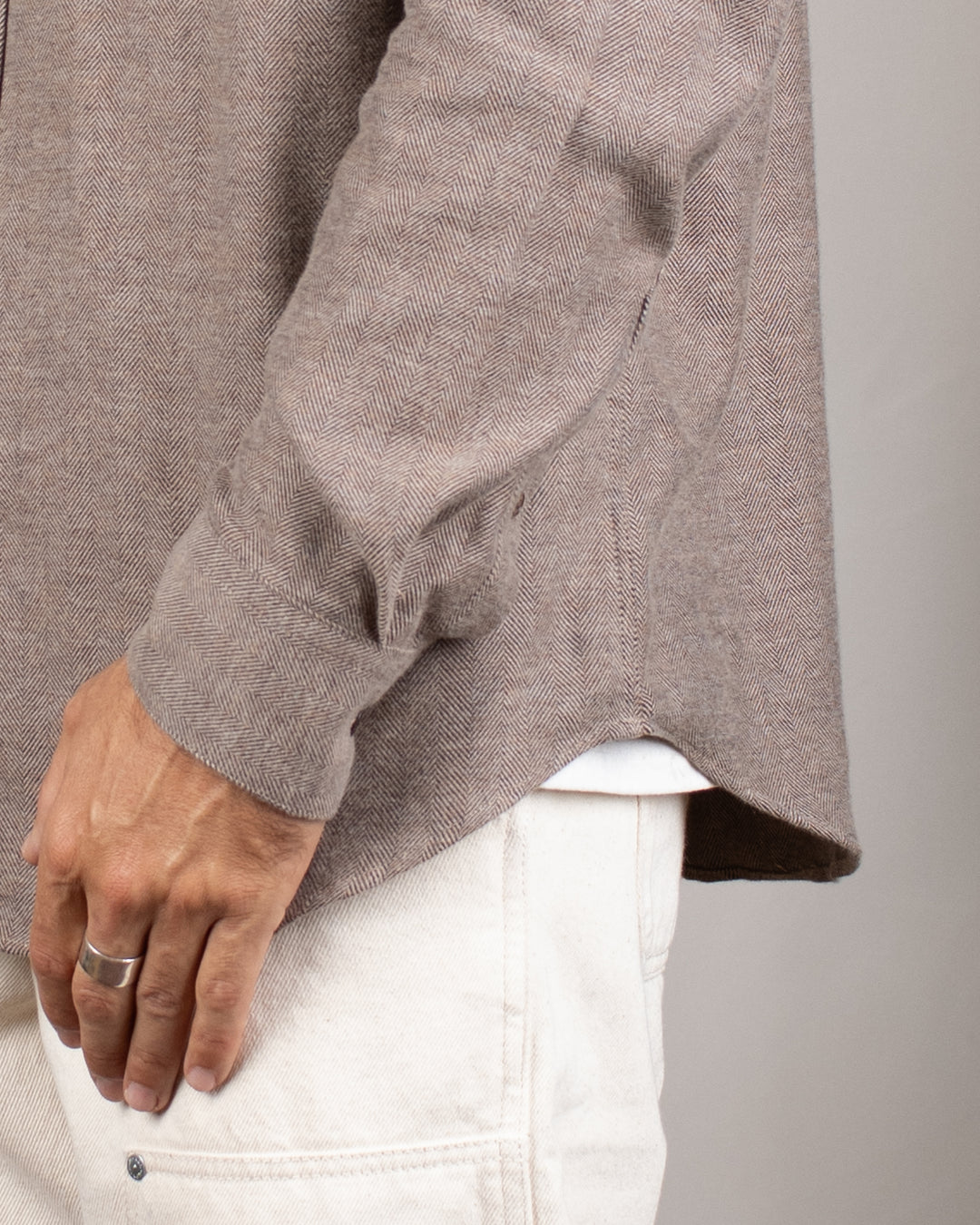 Espiga Flannel Shirt Brown