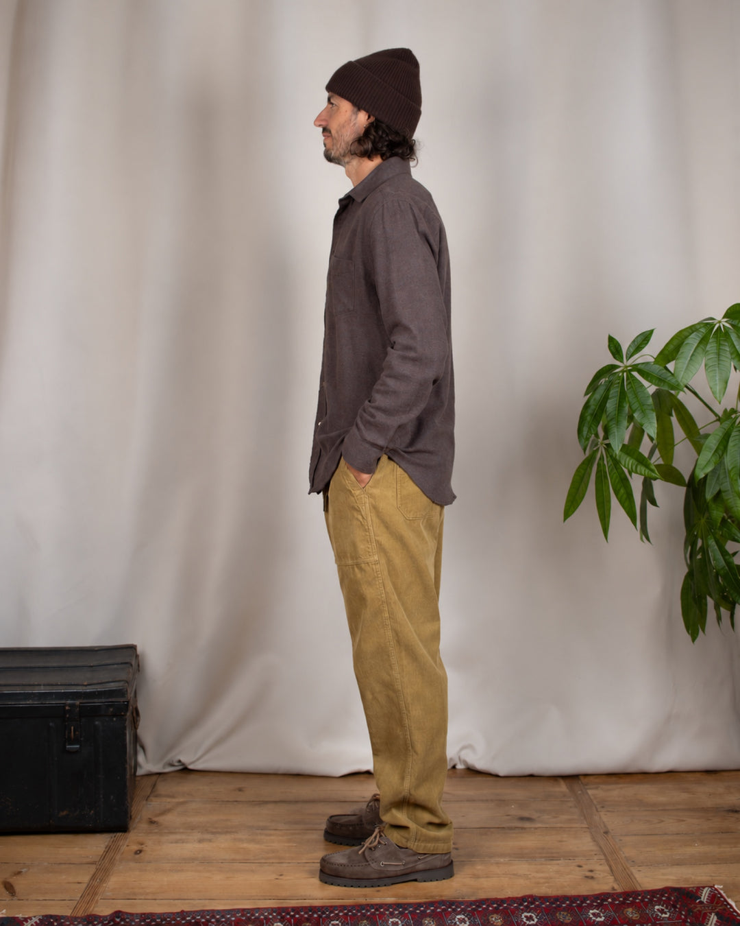 Suavis Flannel Shirt Brown