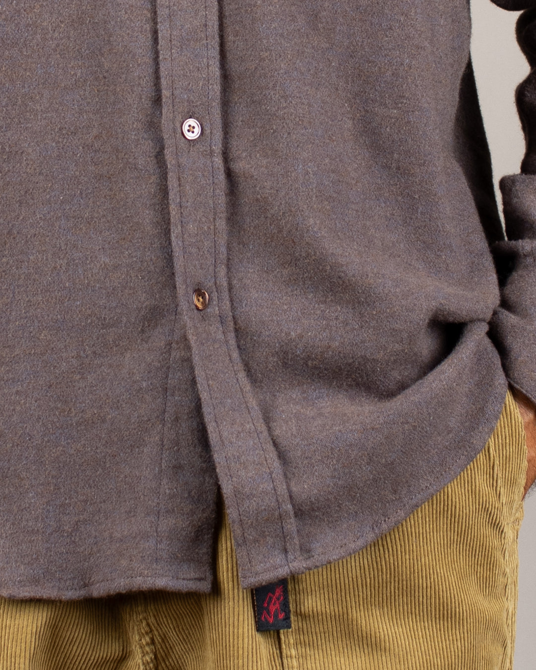 Suavis Flannel Shirt Brown