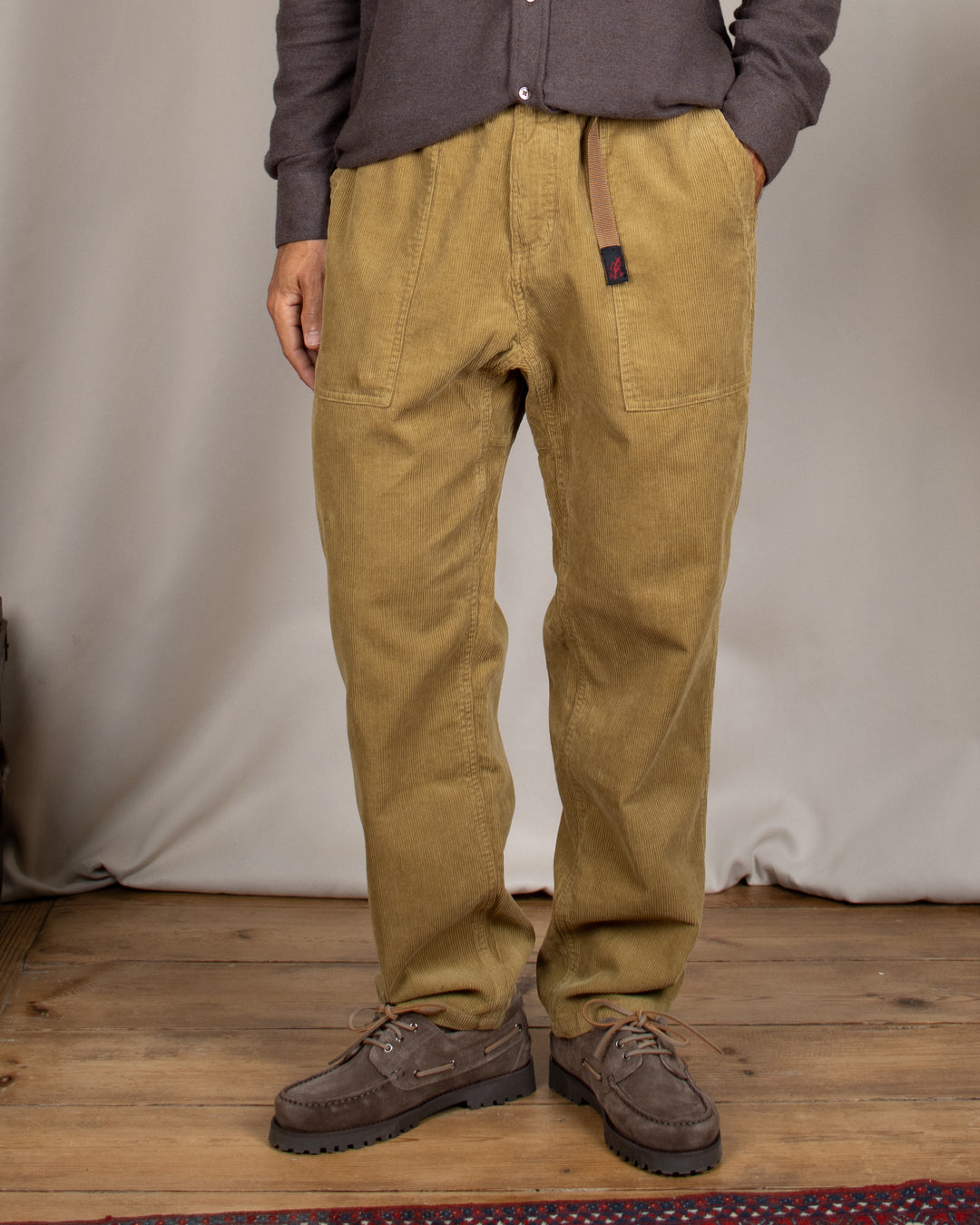 Corduroy Loose Tapered Ridge Pant Tan
