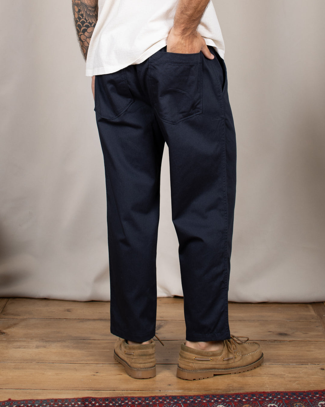Hi Water Trouser Navy Twill