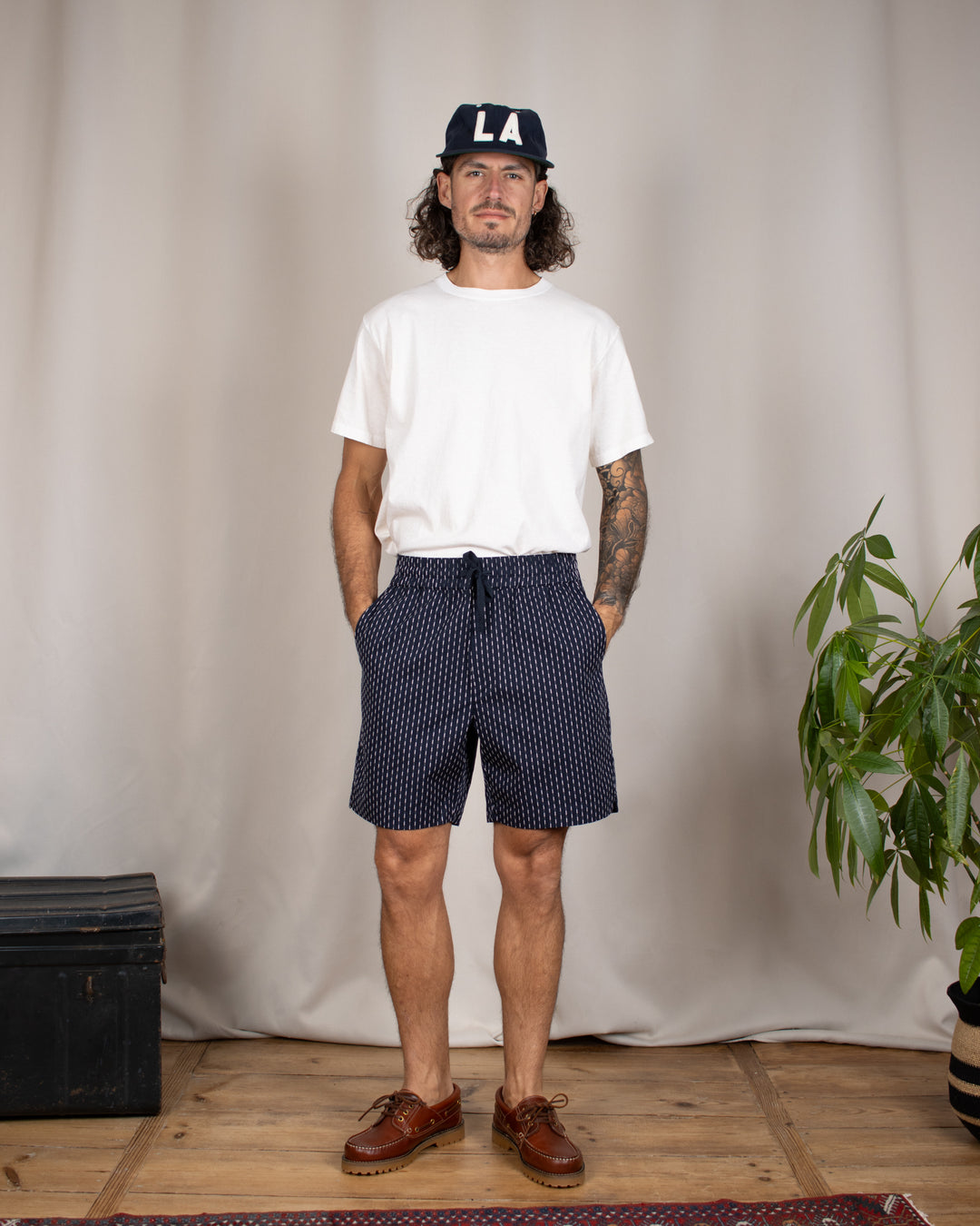 Bommy Shiko Shorts Dark Navy