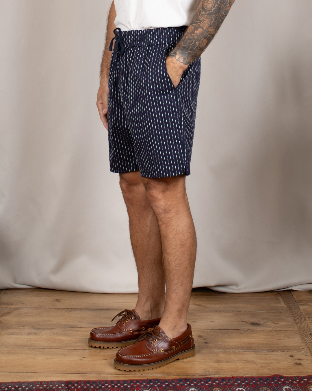 Bommy Shiko Shorts Dark Navy