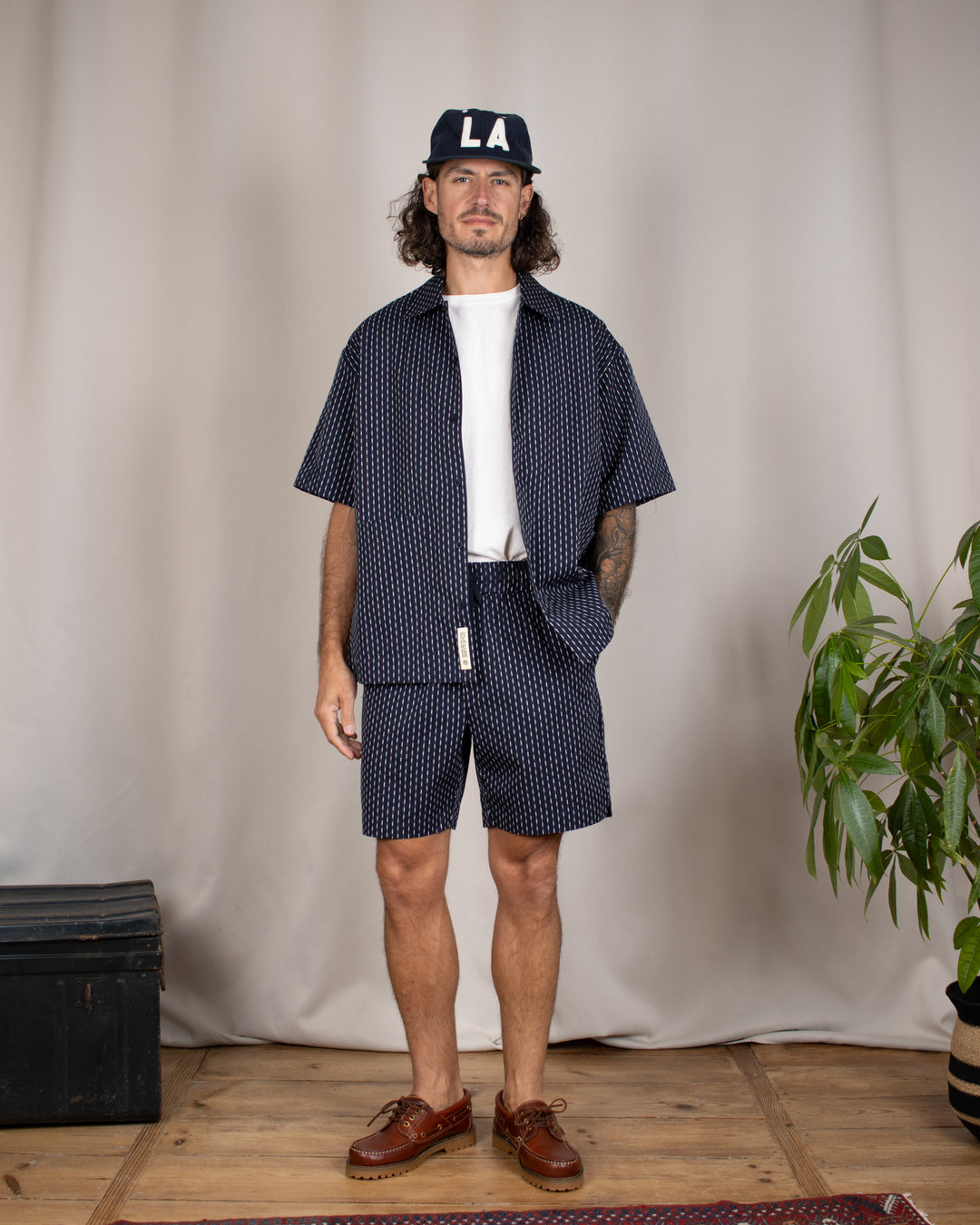 Bommy Shiko Shorts Dark Navy