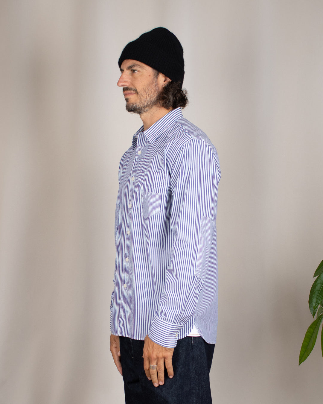 Patched Lazy Day Shirt Queens Cotton Navy