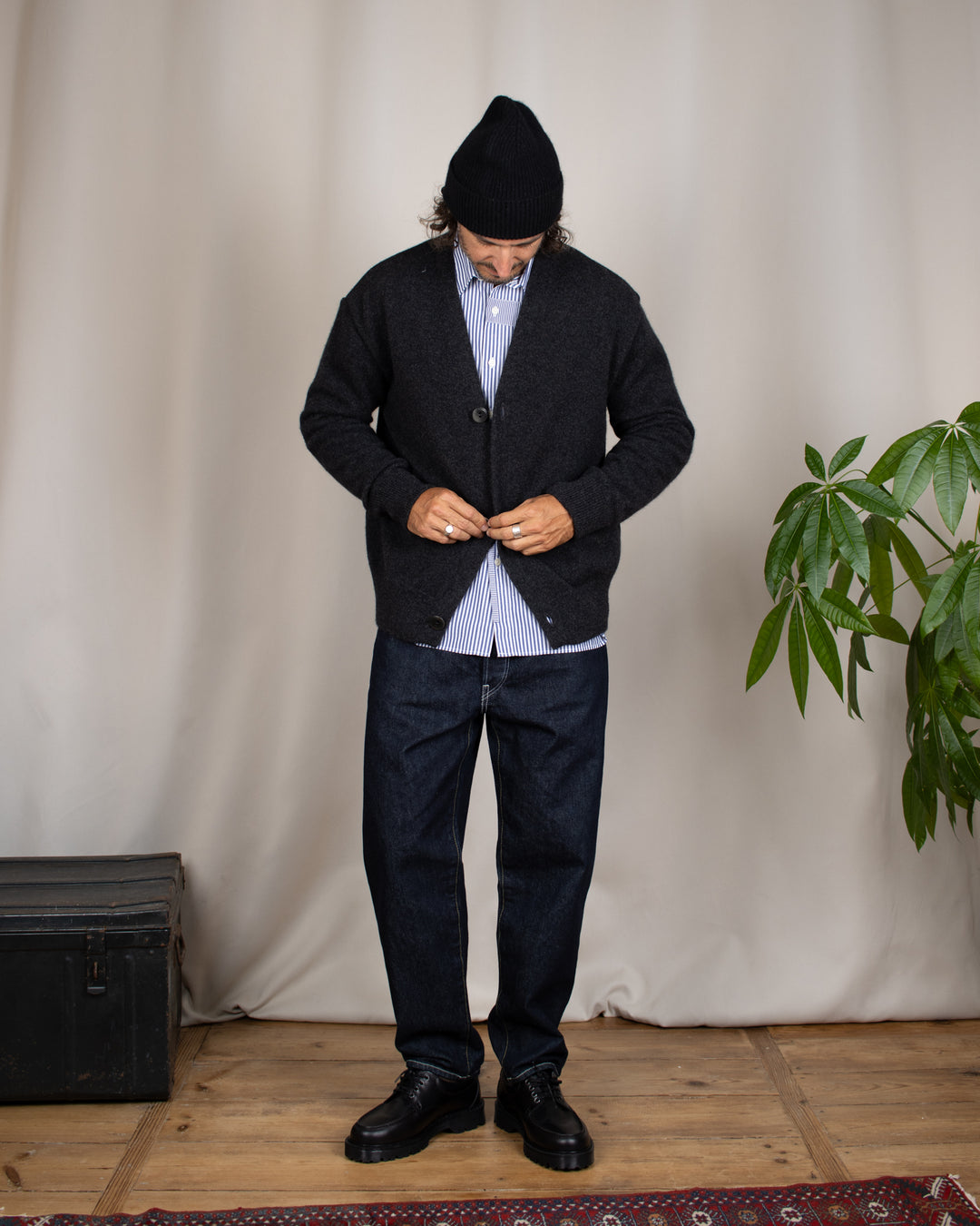 Cardigan Armen Charcoal