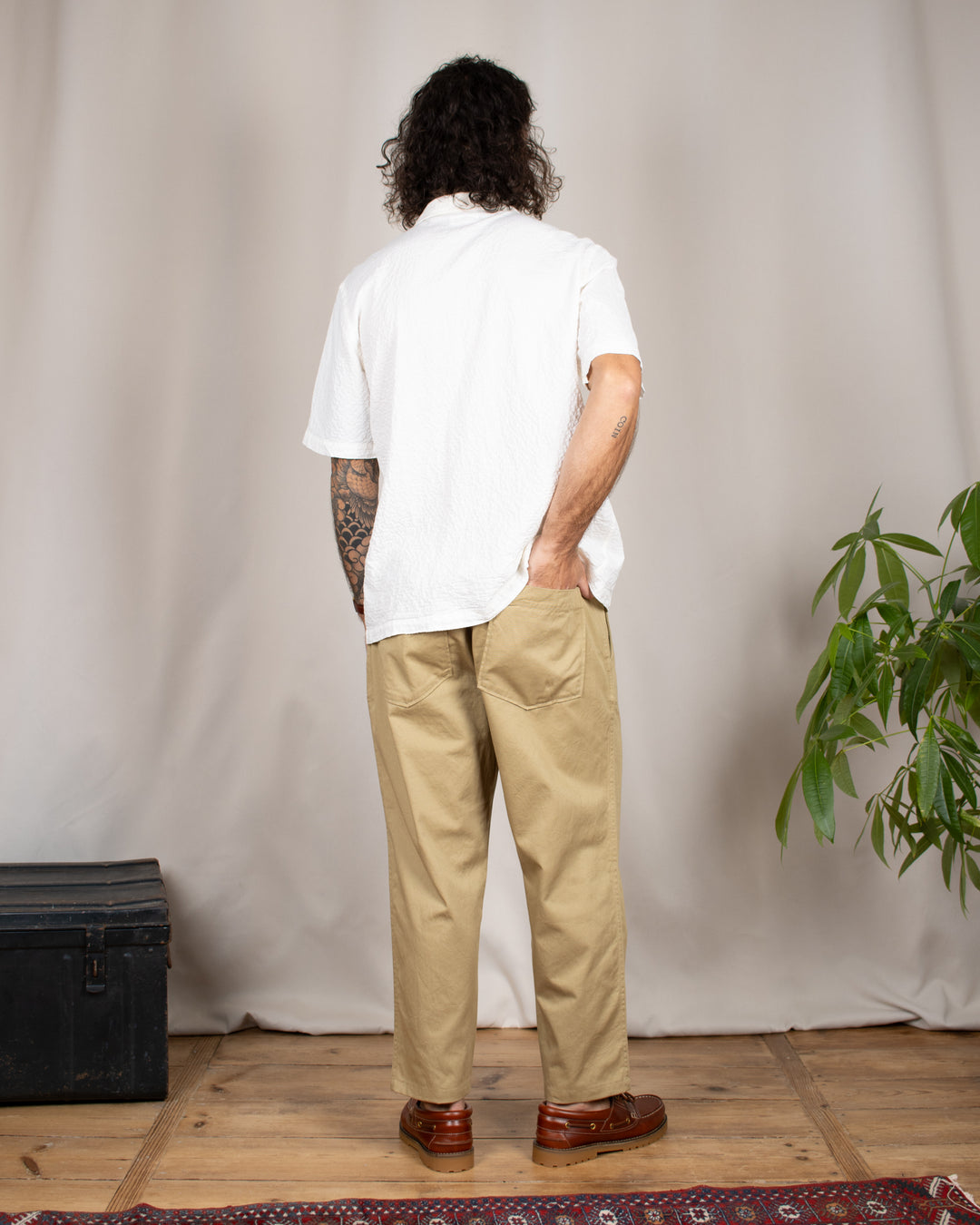 Hi Water Trouser Sand Twill