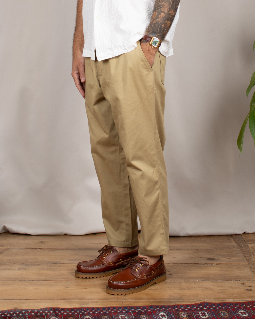 Hi Water Trouser Sand Twill