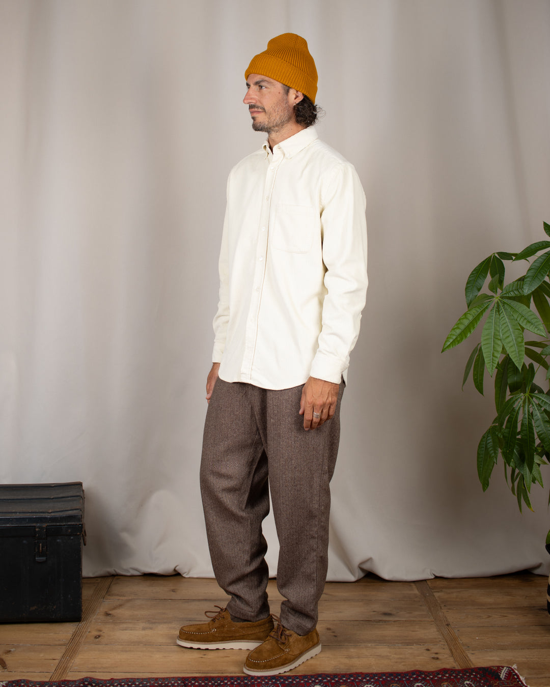 Lobo Corduroy Shirt Ecru