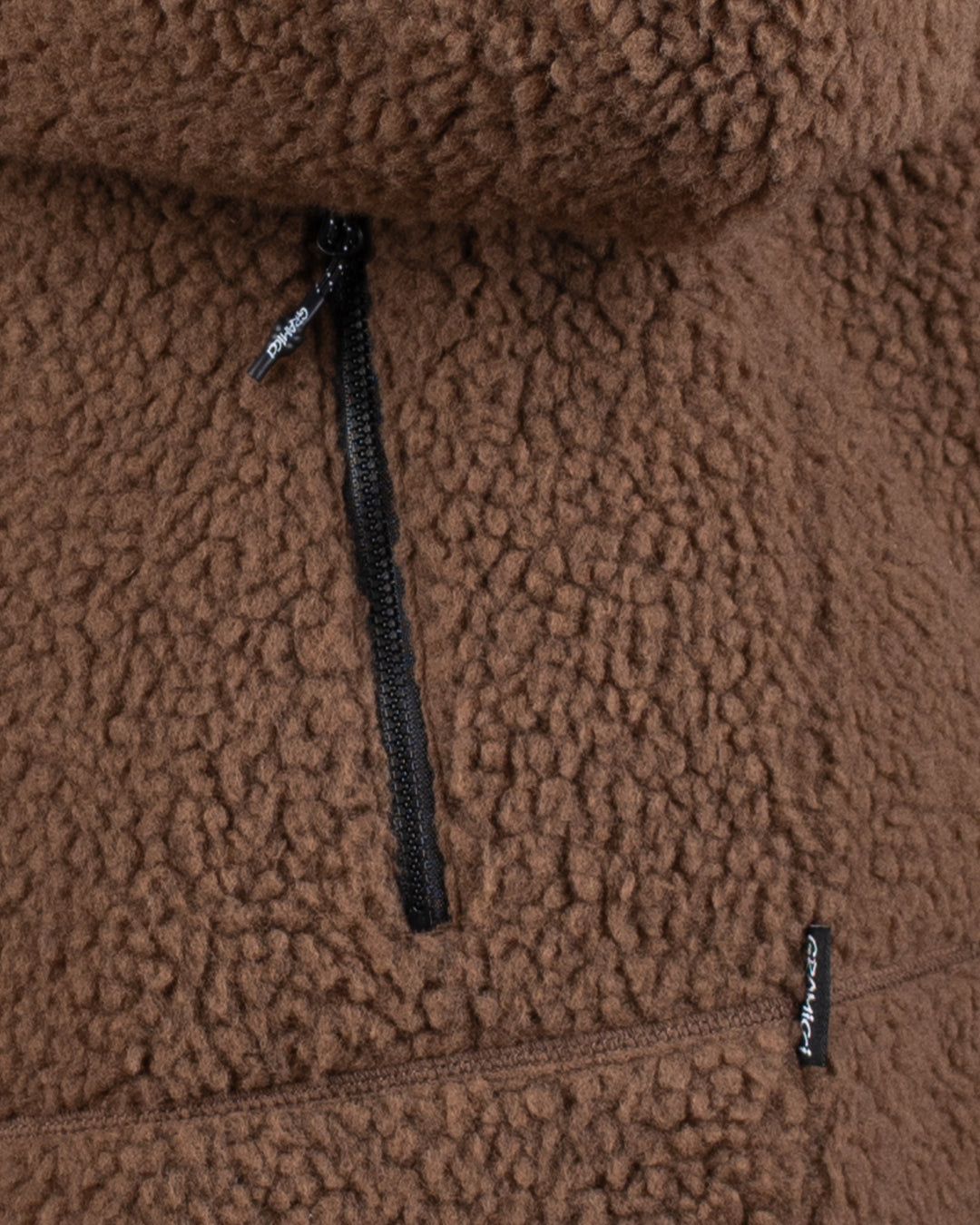 Reversible Sherpa Jacket Dark Brown/Black