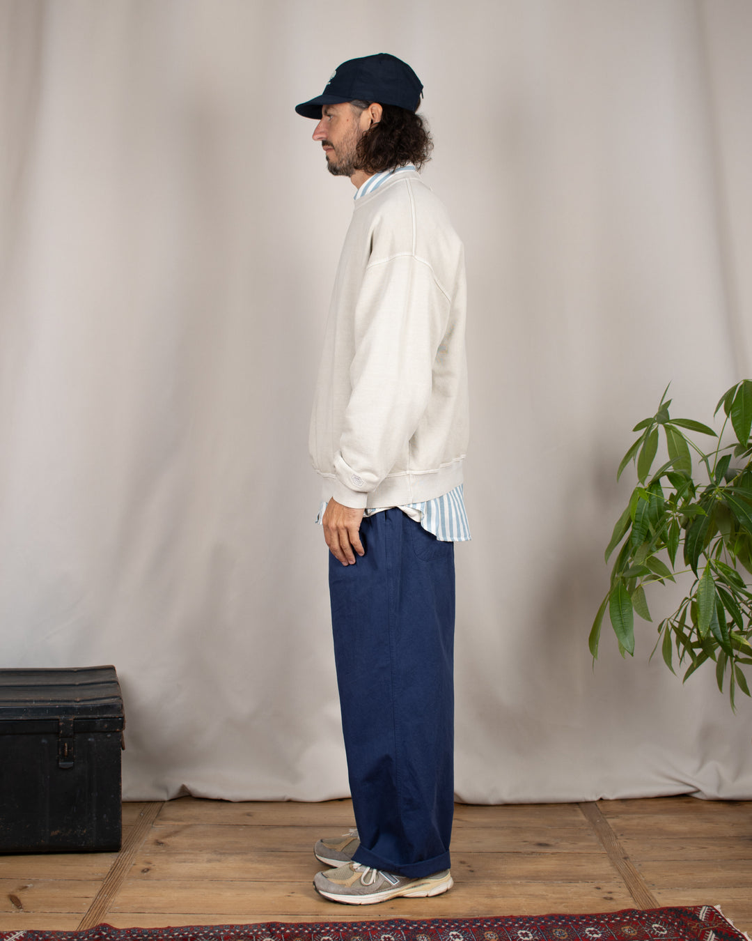 Pigment Sweat Shirt Cream