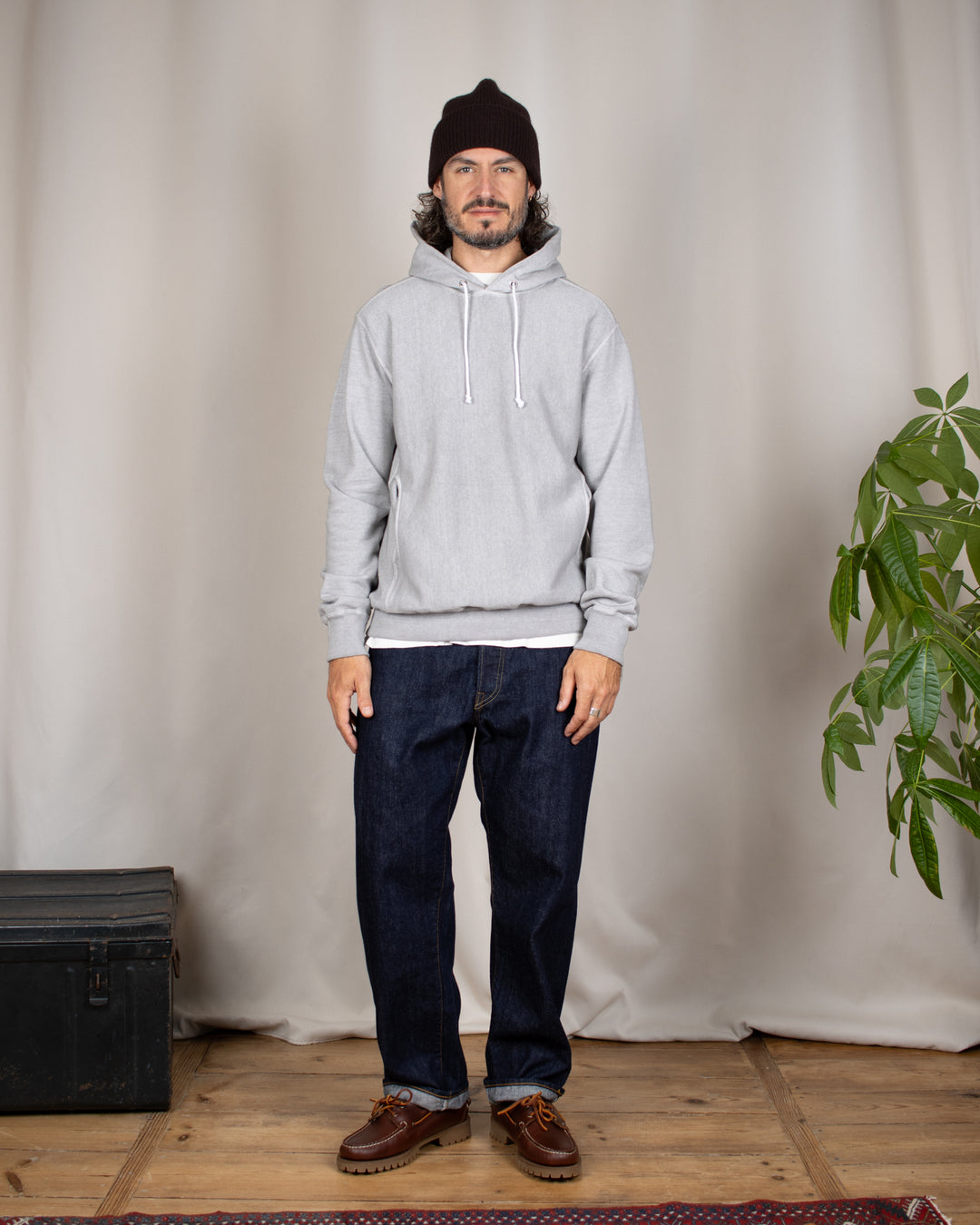 Heavy Pullover Hood Sweat P-Ash
