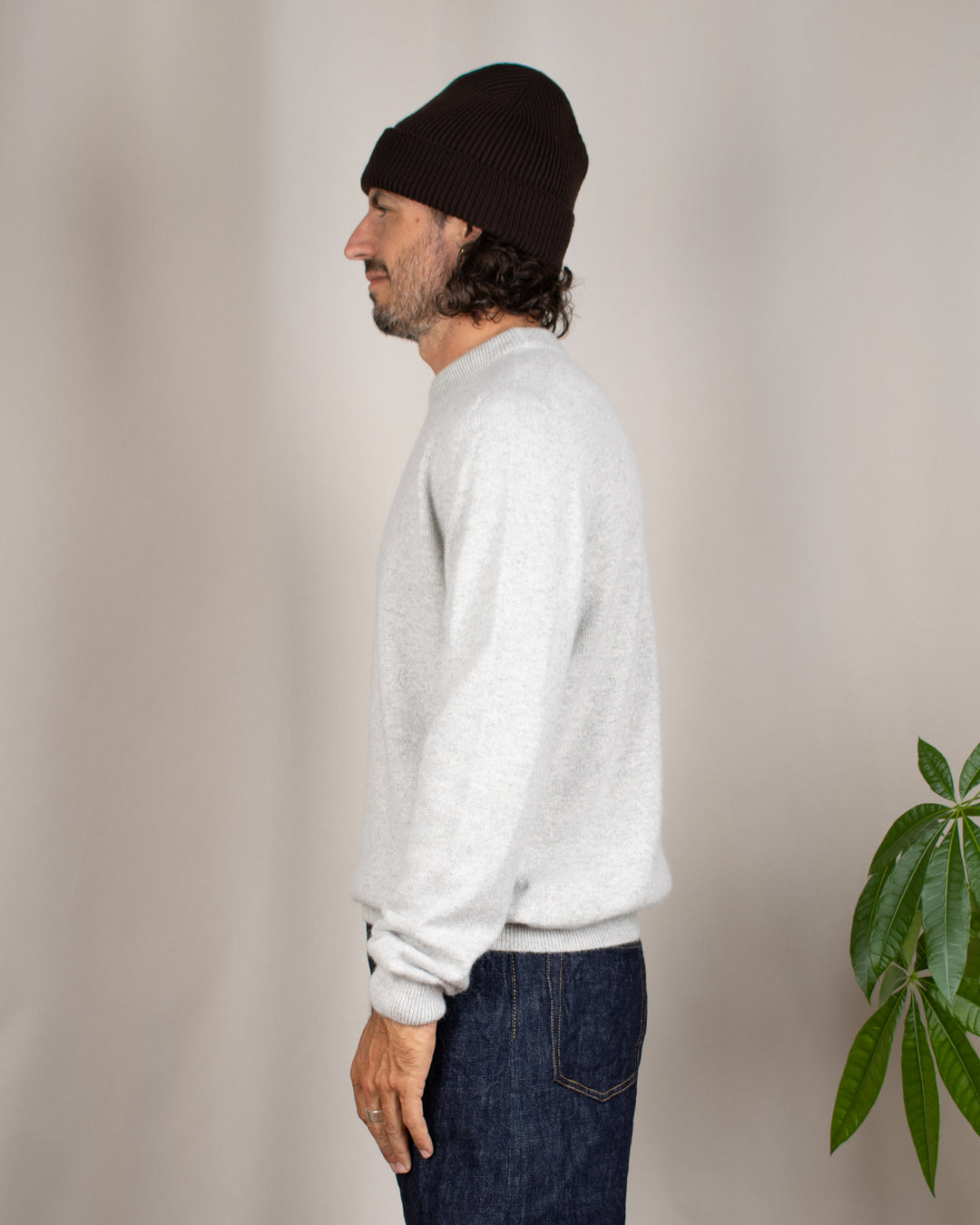 Pull Armen Col Rond Silver