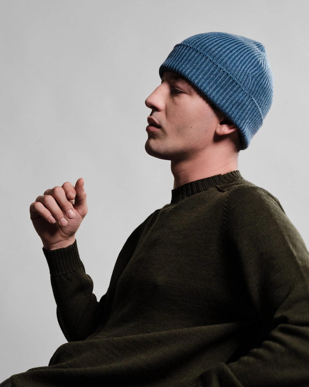 Bonnet Ara Bleu jean — vue portée 2