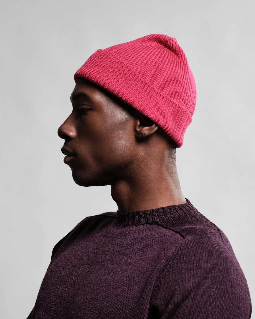 Bonnet Ara Rose fuchsia — vue portée 2