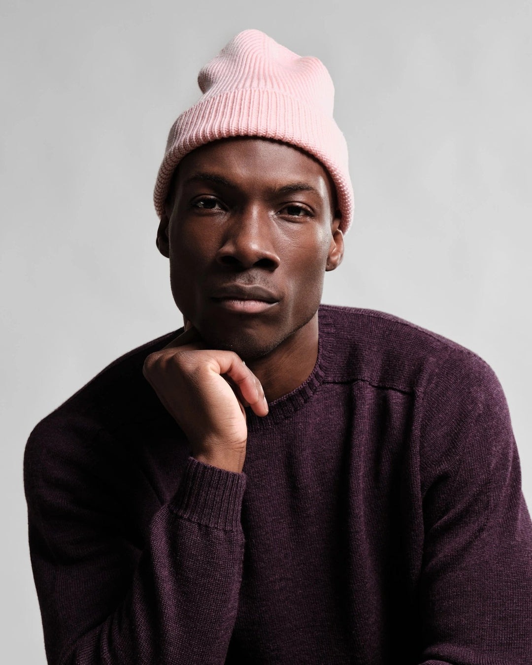 Bonnet Ara Rose Pâle — vue portée 1