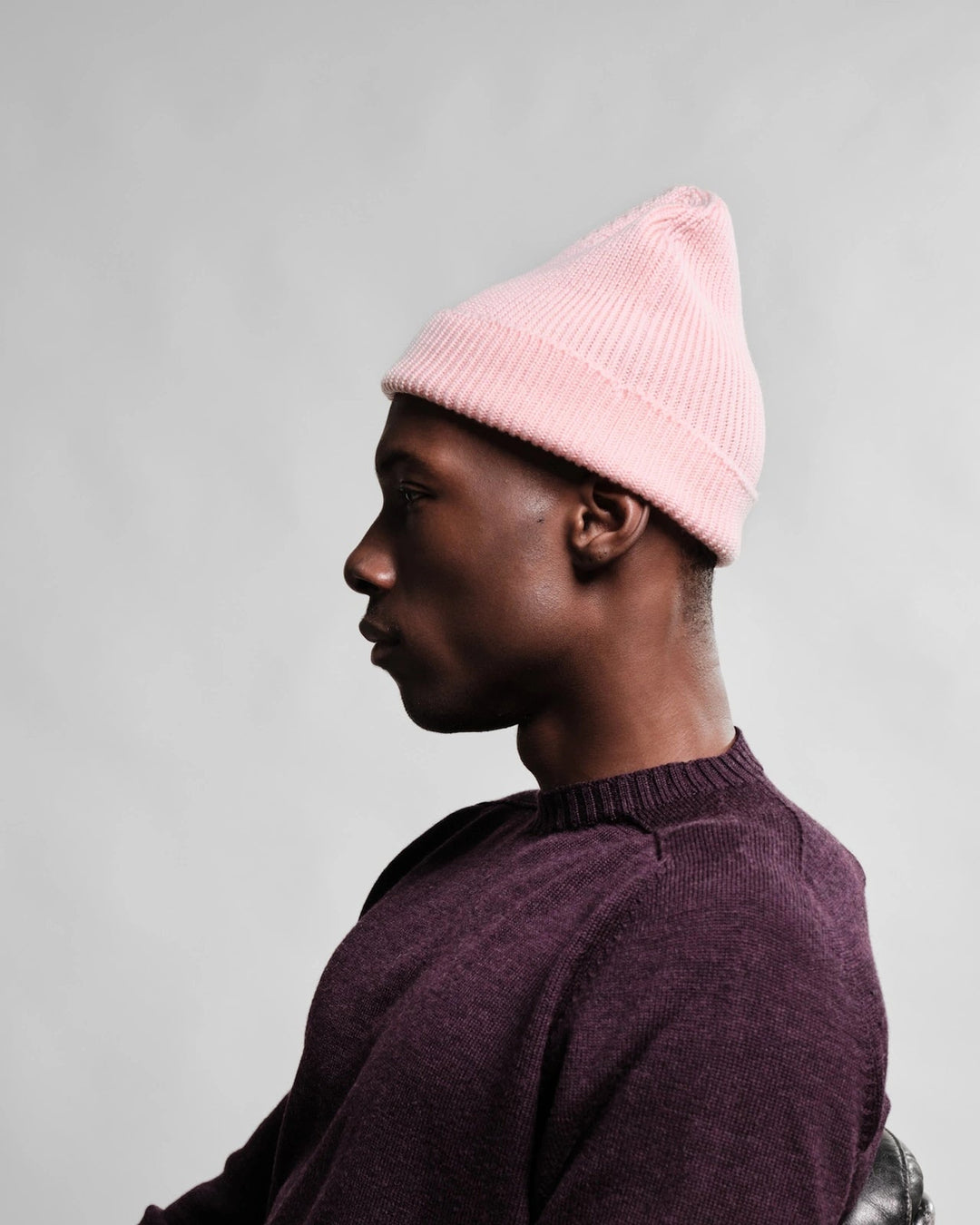 Bonnet Ara Rose Pâle — vue portée 2