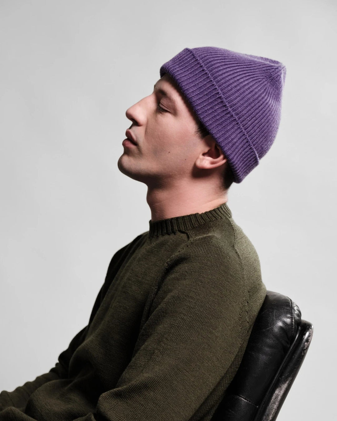 Bonnet Ara Violet — vue portée 3
