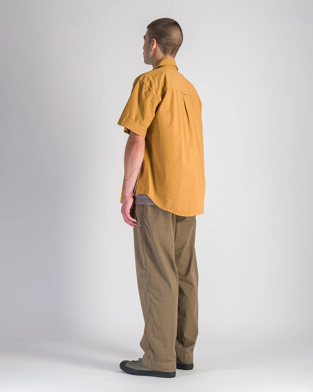 Joey Short Sleeved Shirt Burnt Orange