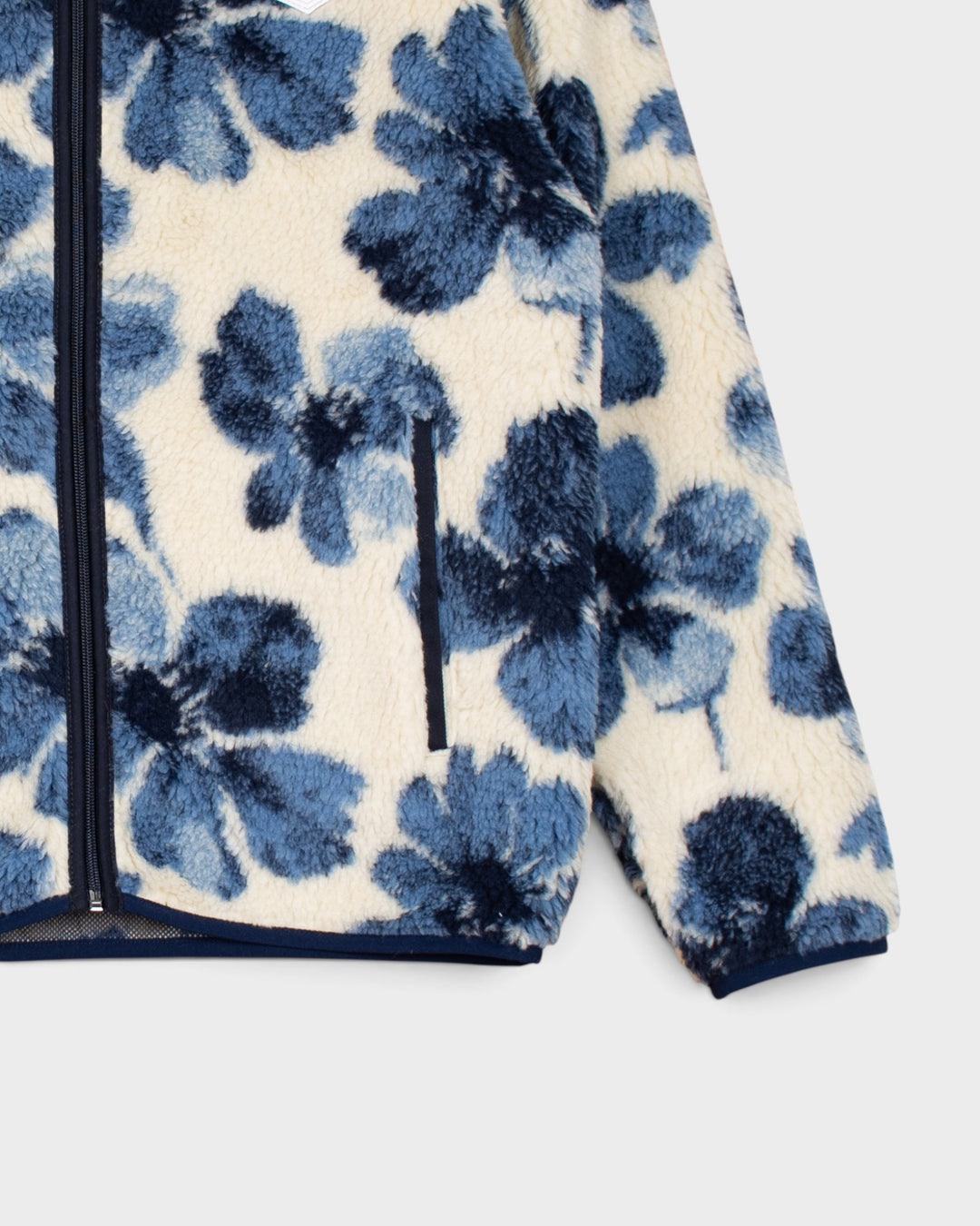 Polar Jacket Fiori Blu Wooden - vue 3
