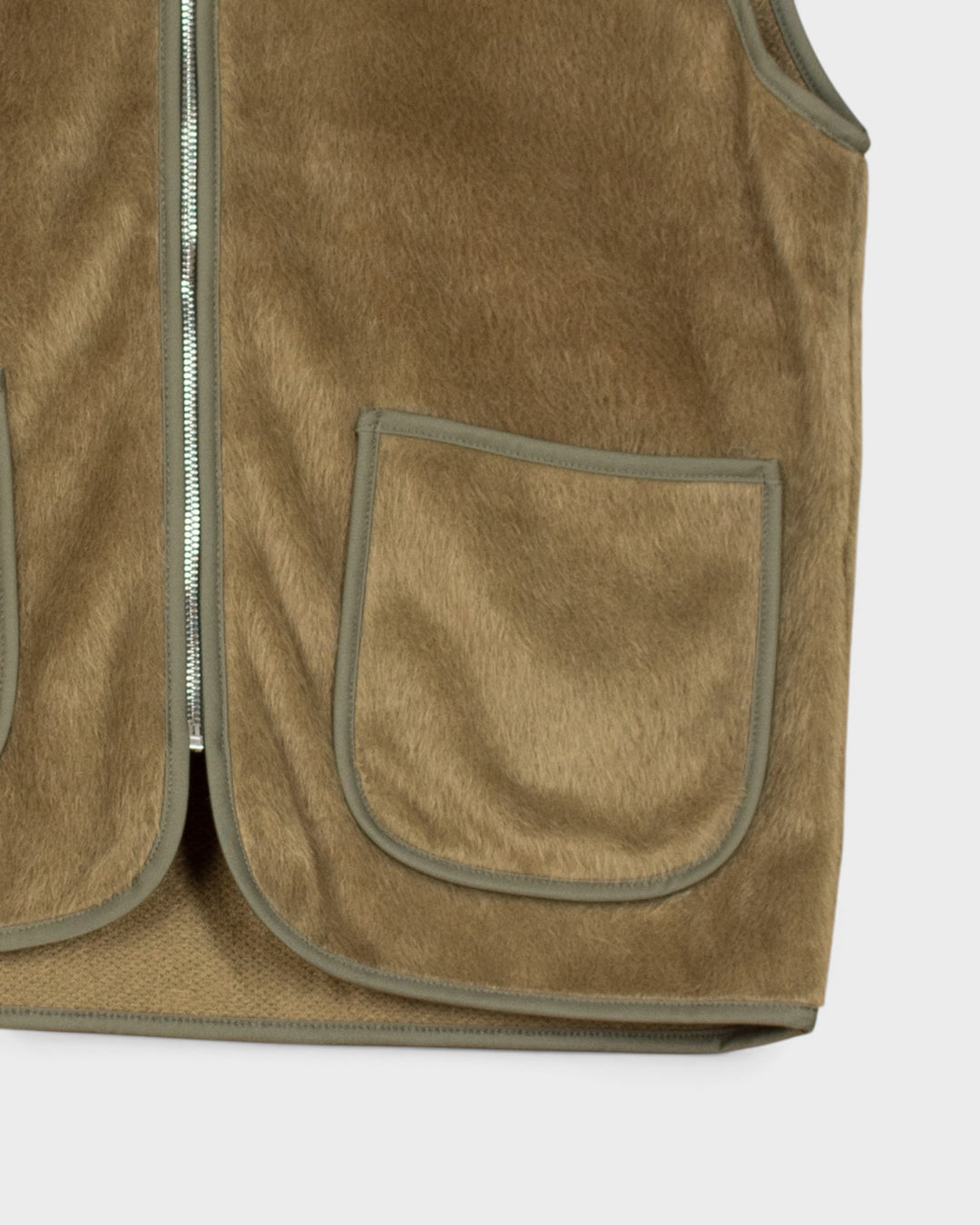 Rail Zip Vest Alga Wooden - vue 3
