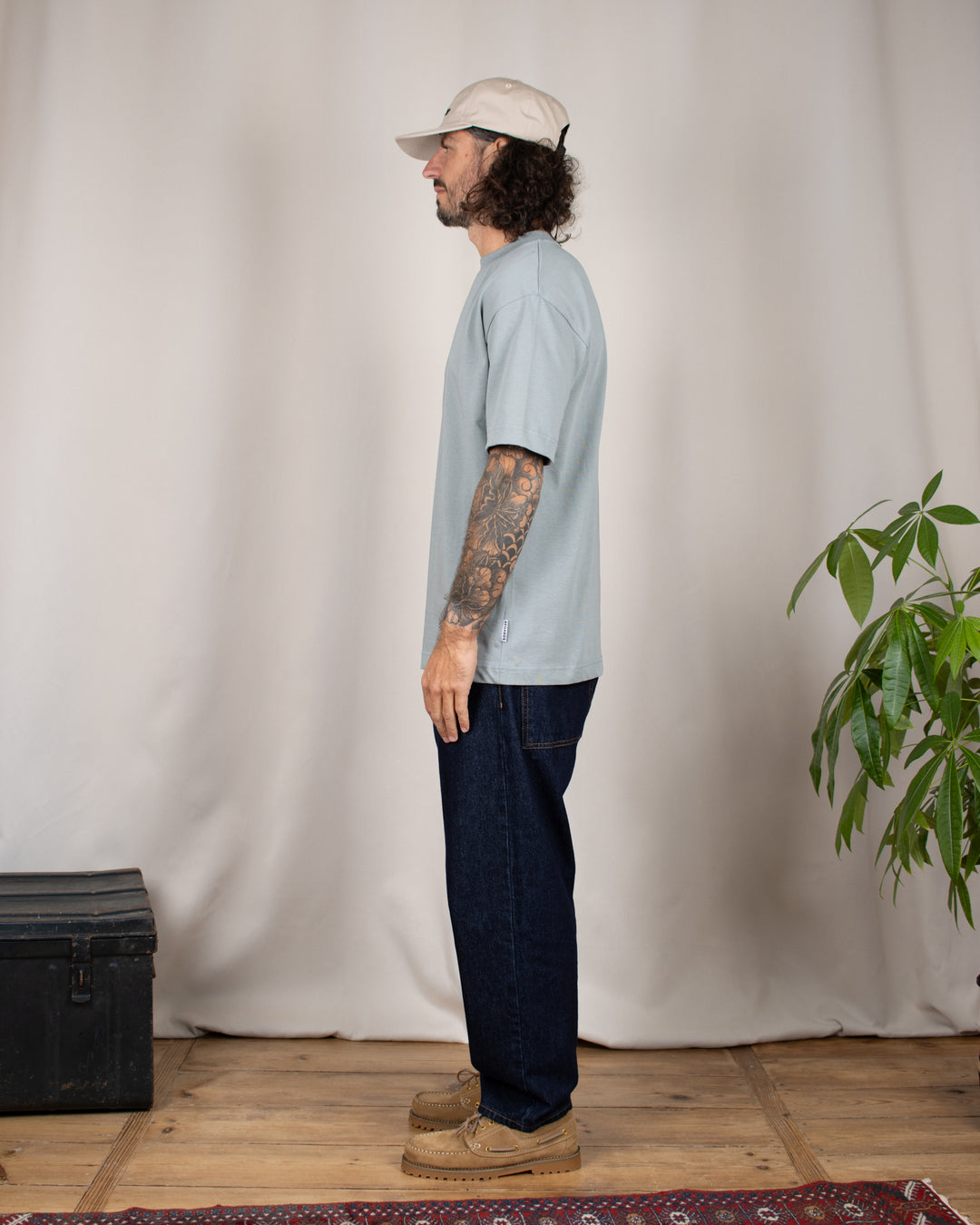 Relaxed Tee Blank Frosted Moss