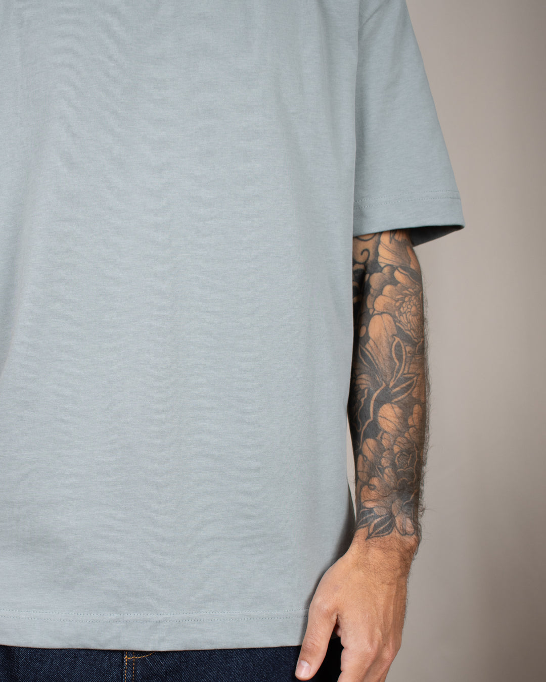 Relaxed Tee Blank Frosted Moss