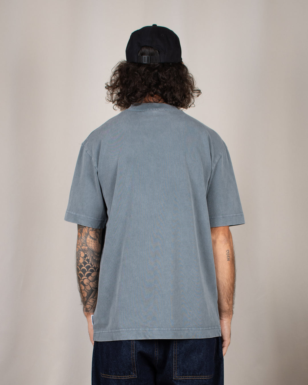 Relaxed Tee Blank Grey Washed