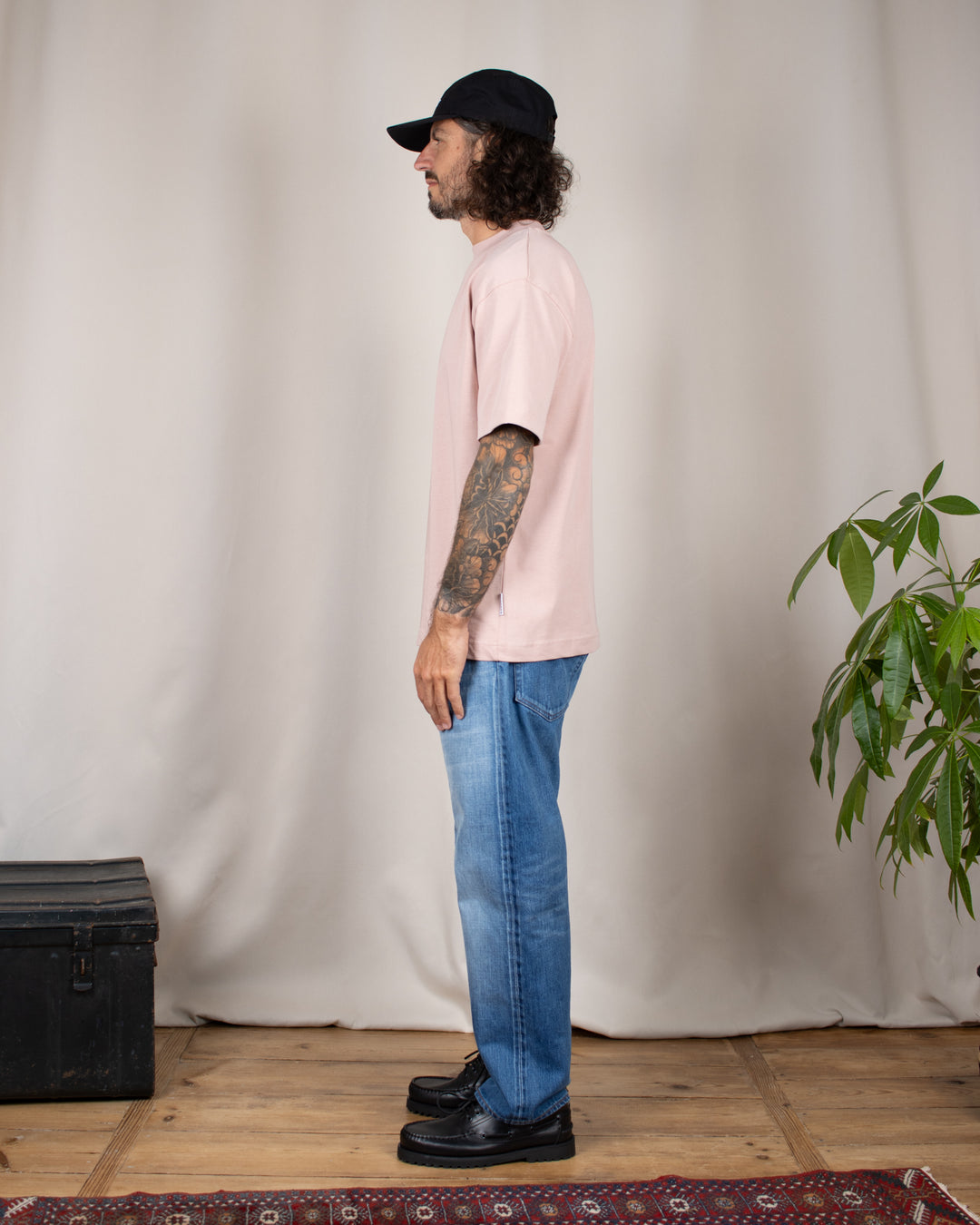 Relaxed Tee Blank Rose Grey