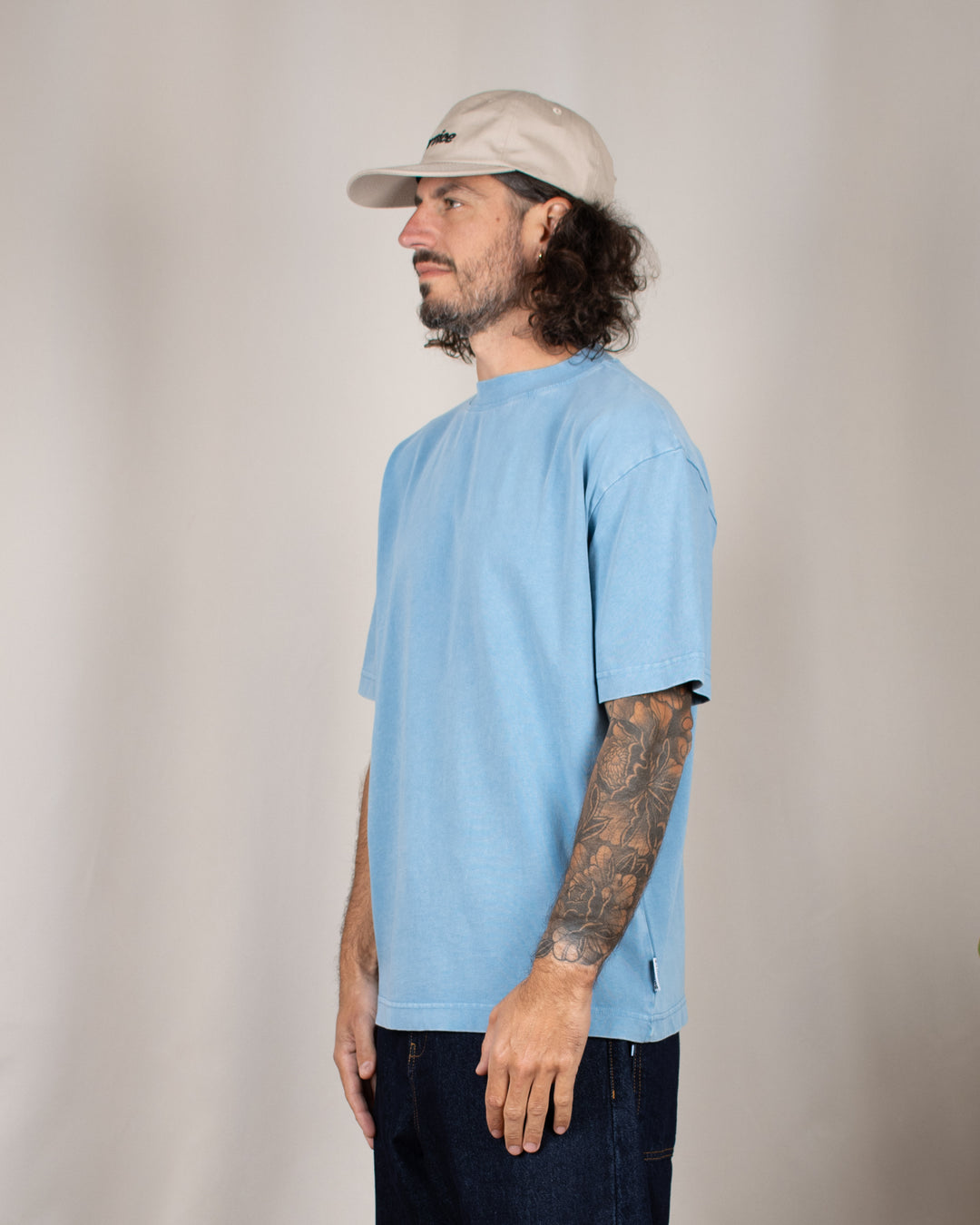 Relaxed Tee Blank Ocean Washed
