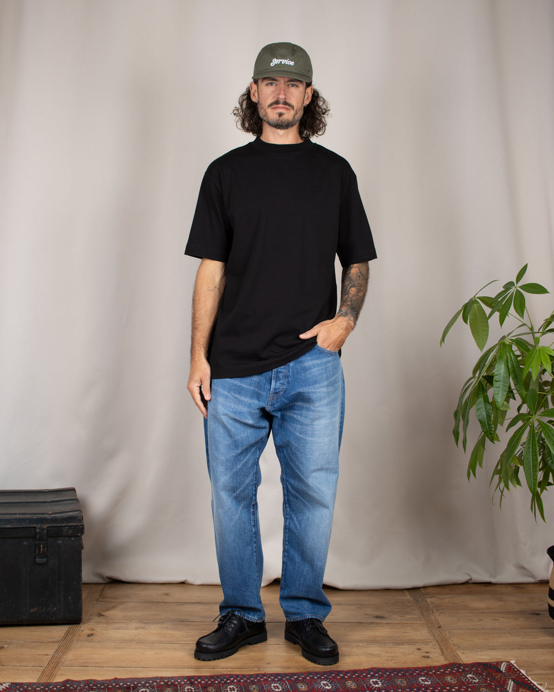 Relaxed Tee Blank Black