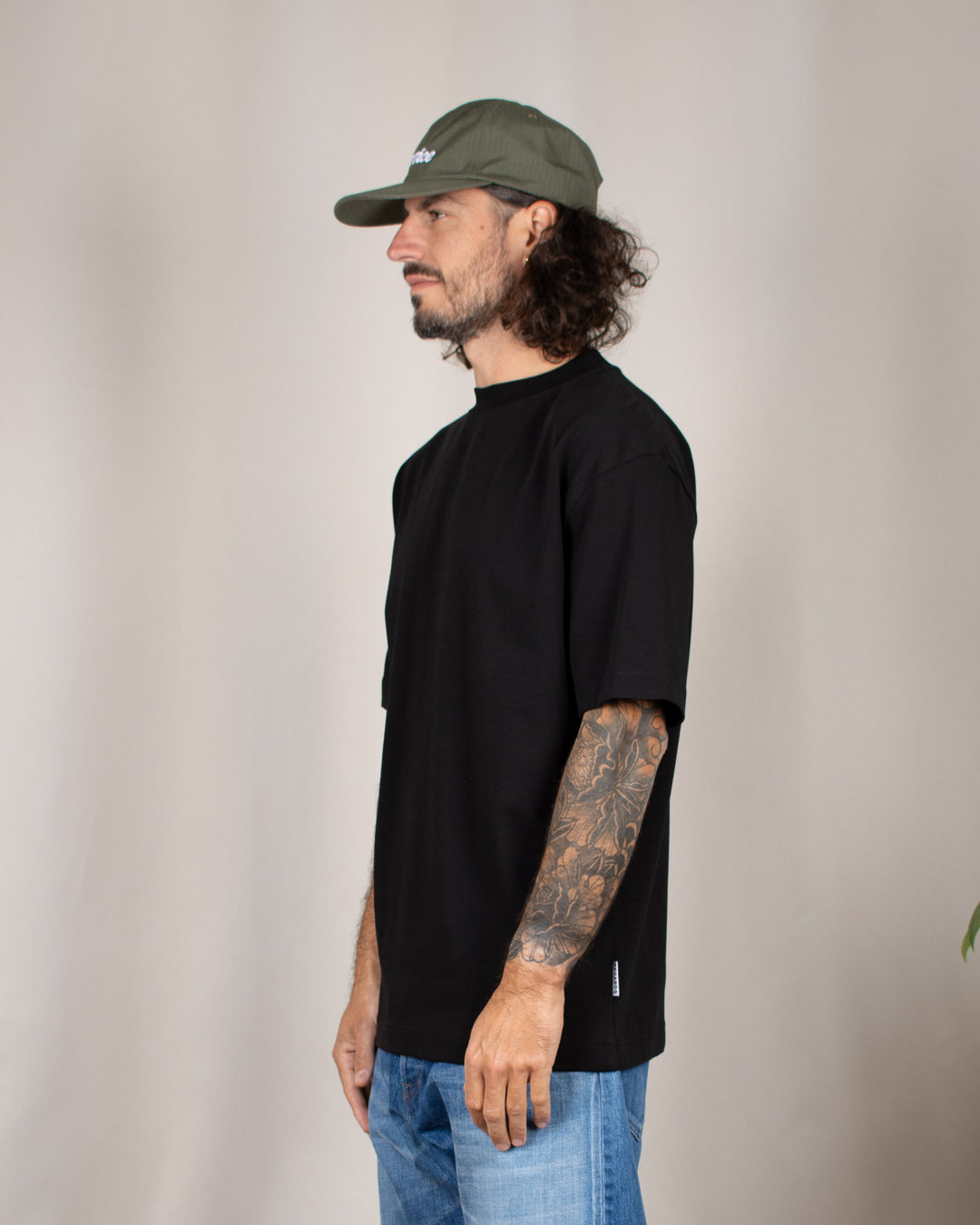 Relaxed Tee Blank Black