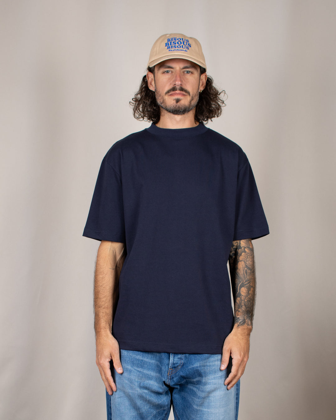 Relaxed Tee Blank Navy
