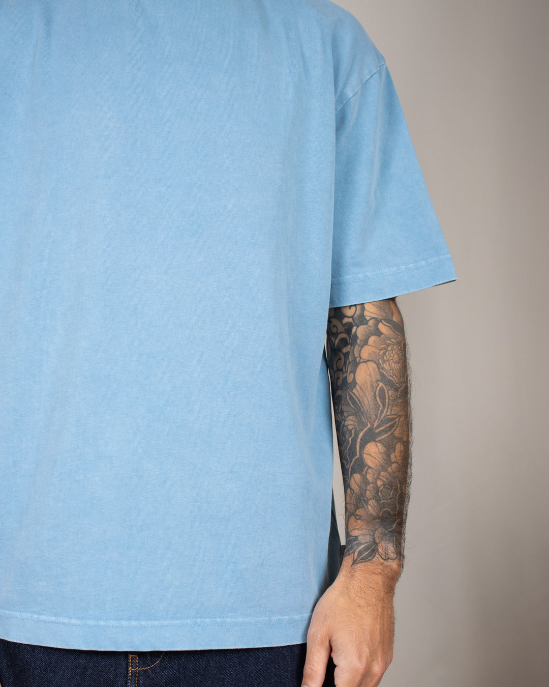 Relaxed Tee Blank Ocean Washed