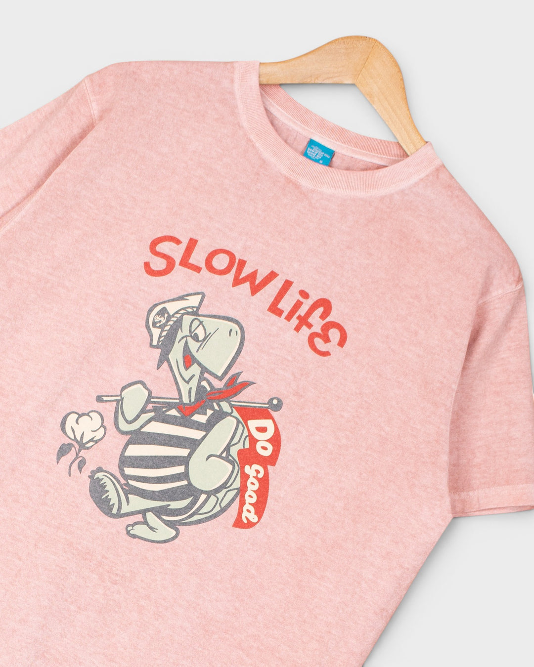 Slow Life SS Tee P-Coral