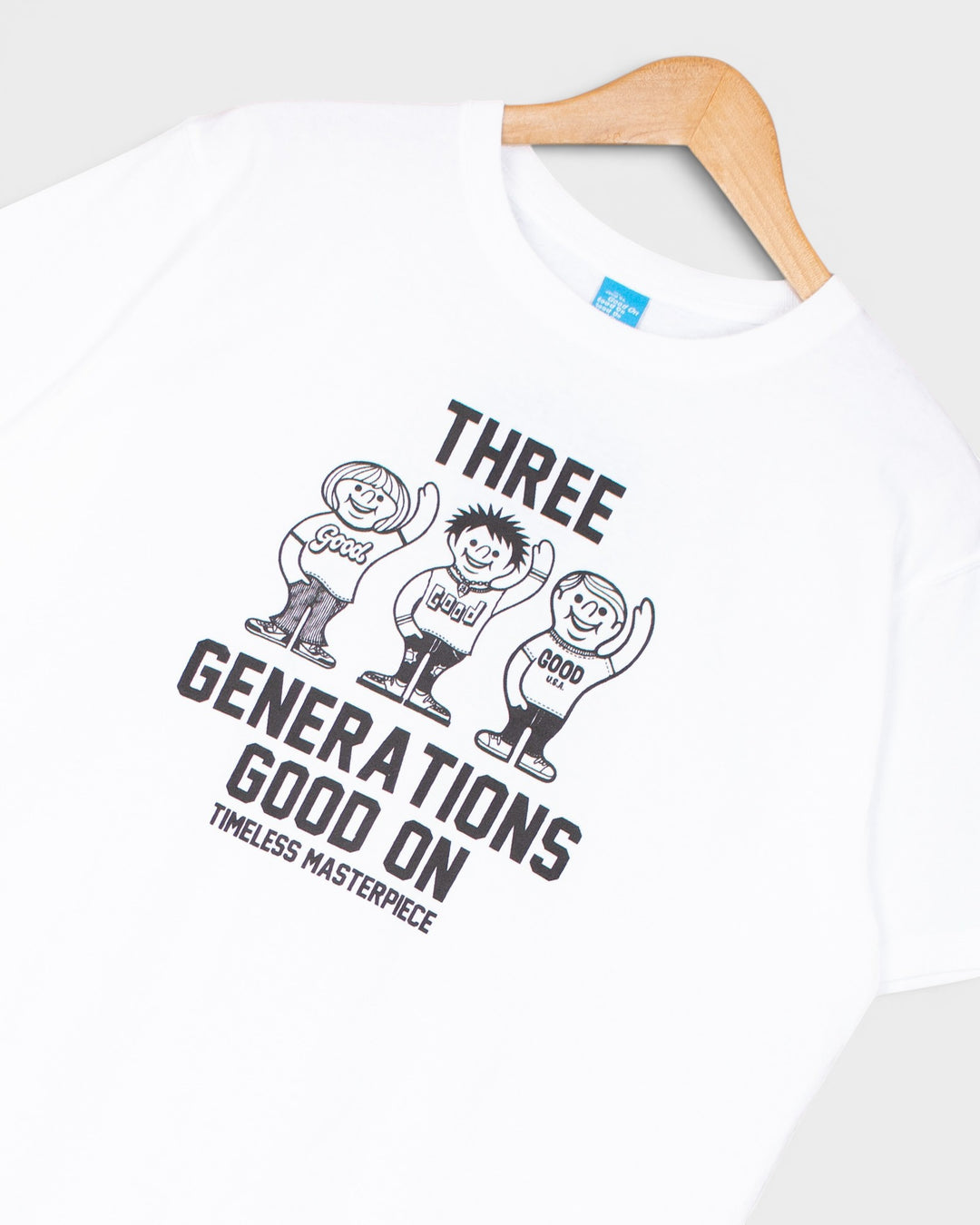 Three Generation SS Tee White
