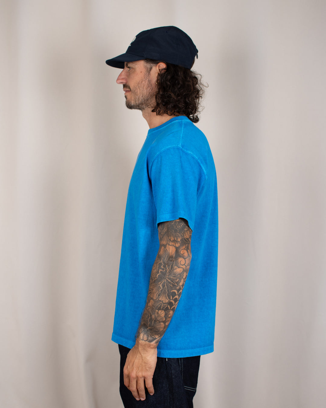 Short Sleeve Crew T-shirt P-Turquoise