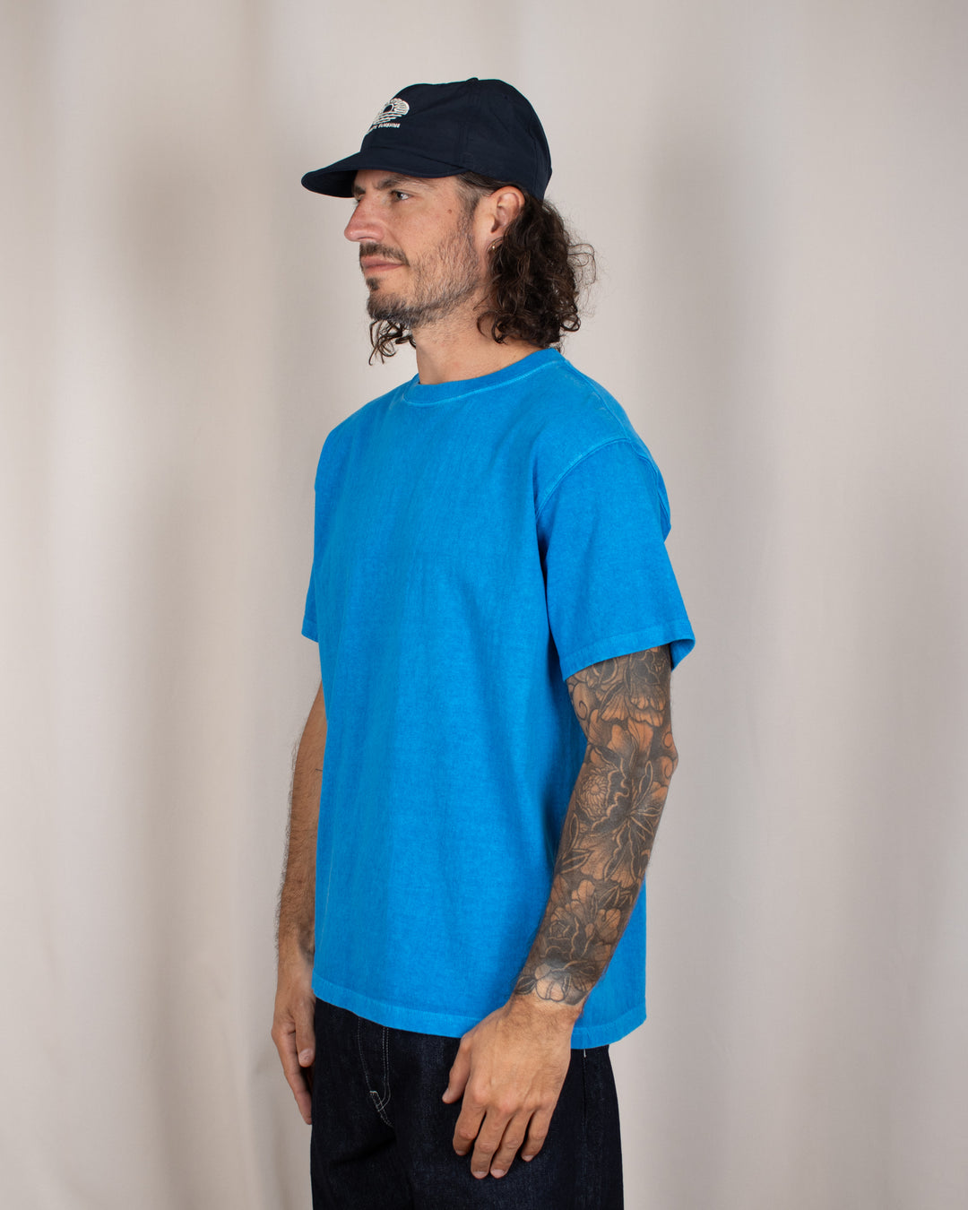 Short Sleeve Crew T-shirt P-Turquoise