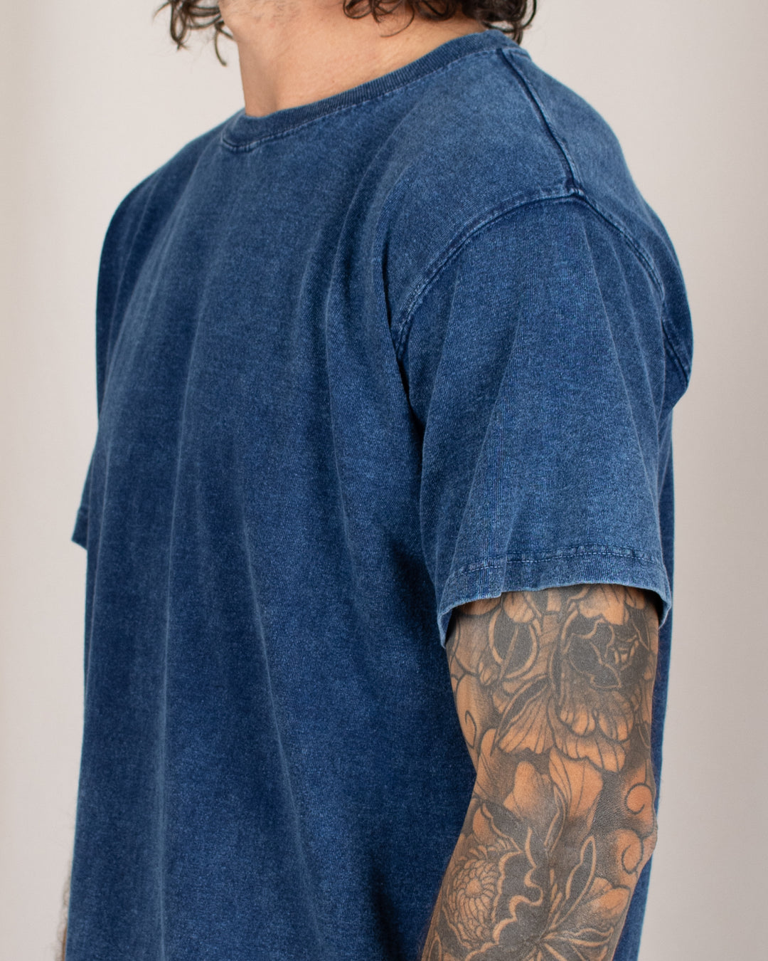 Short Sleeve Crew T-shirt Indigo