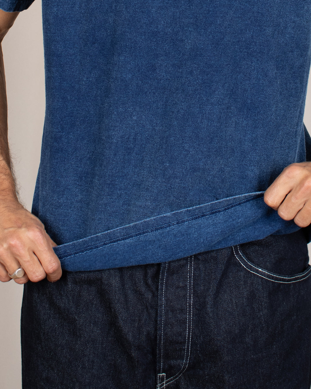 Short Sleeve Crew T-shirt Indigo