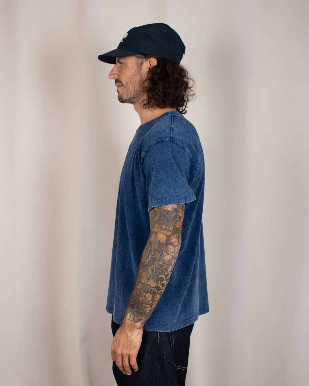 Short Sleeve Crew T-shirt Indigo