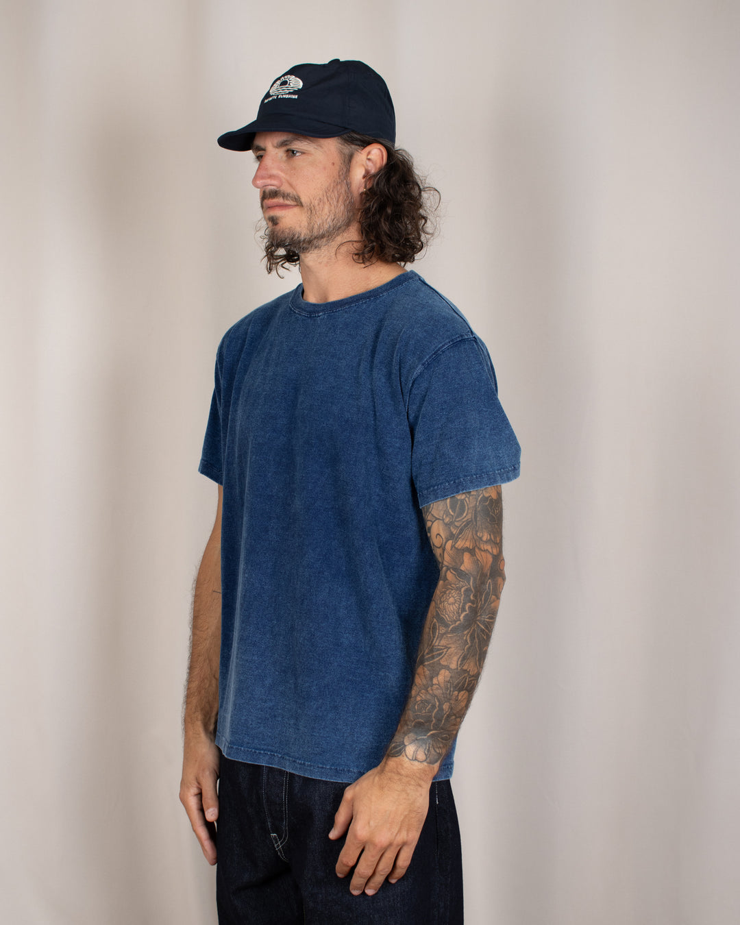 Short Sleeve Crew T-shirt Indigo
