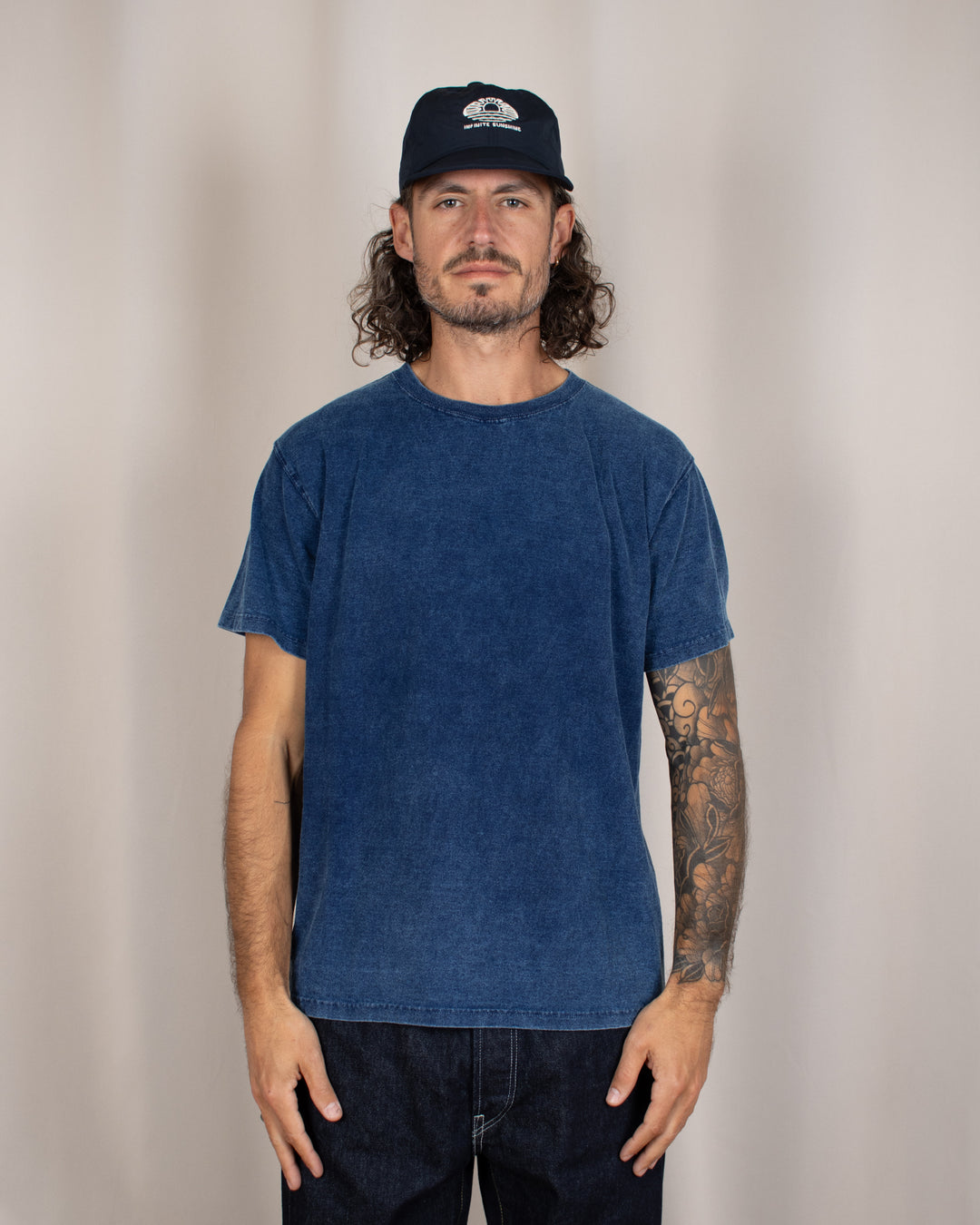 Short Sleeve Crew T-shirt Indigo