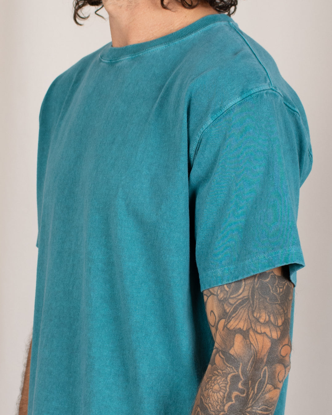 Short Sleeve Crew T-shirt P-Nile Blue