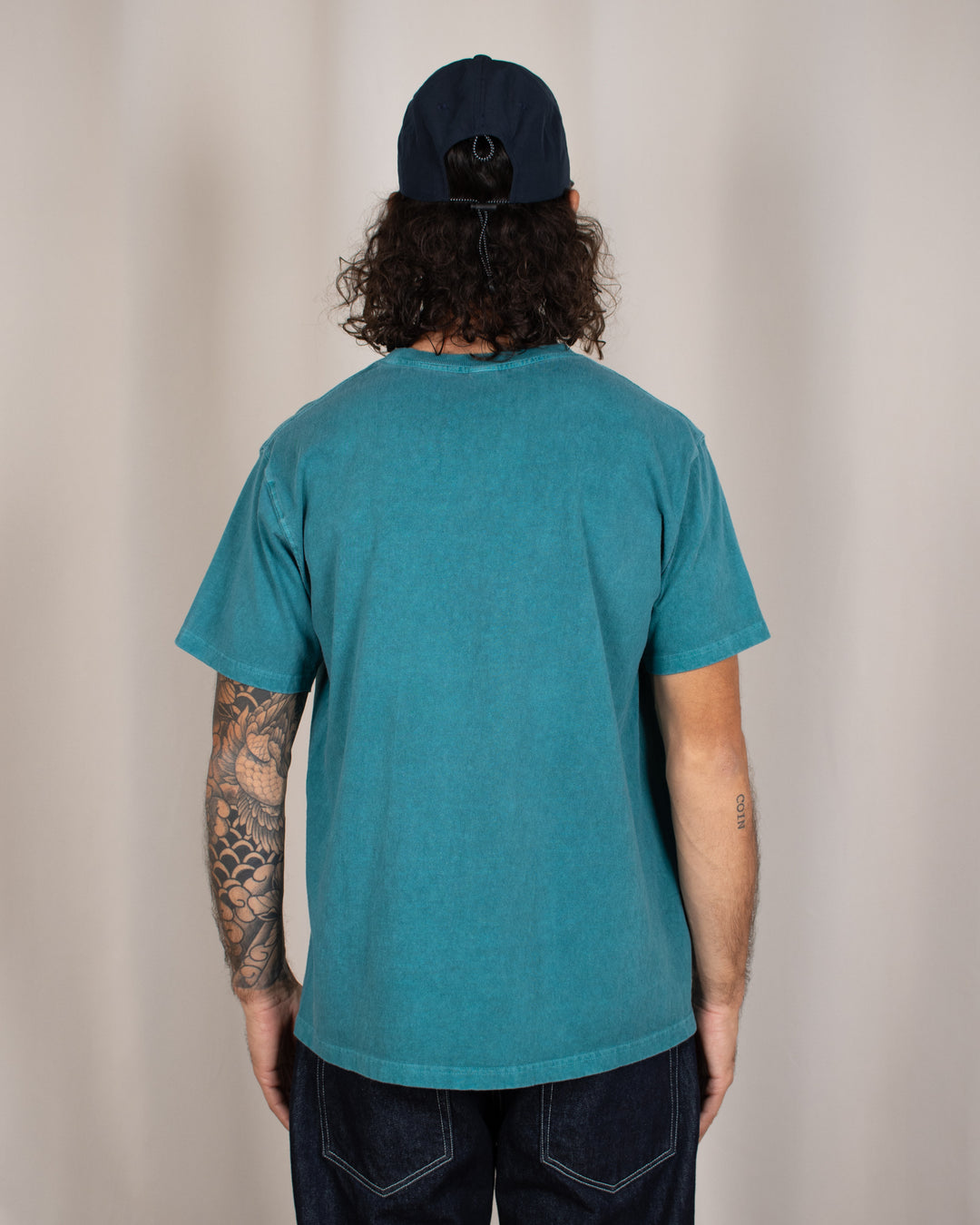 Short Sleeve Crew T-shirt P-Nile Blue
