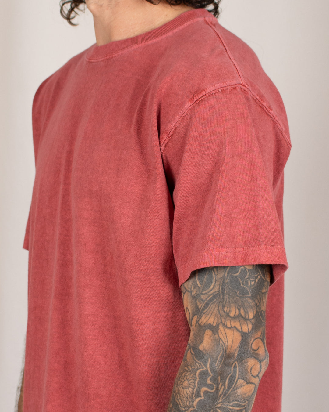 Short Sleeve Crew T-shirt P-Red