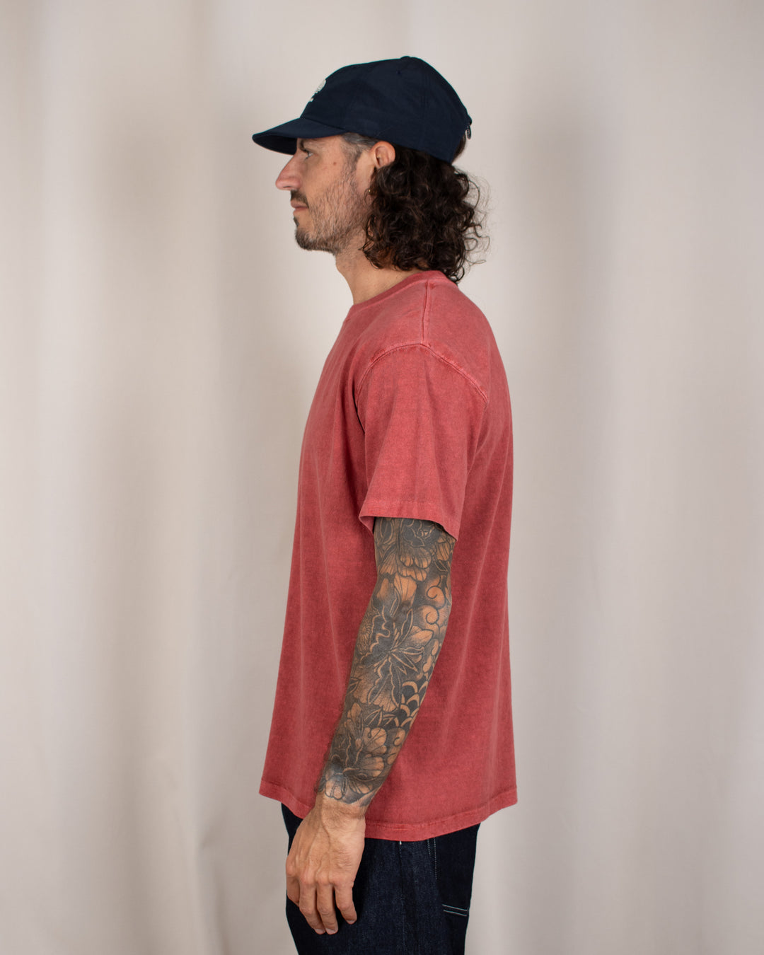 Short Sleeve Crew T-shirt P-Red