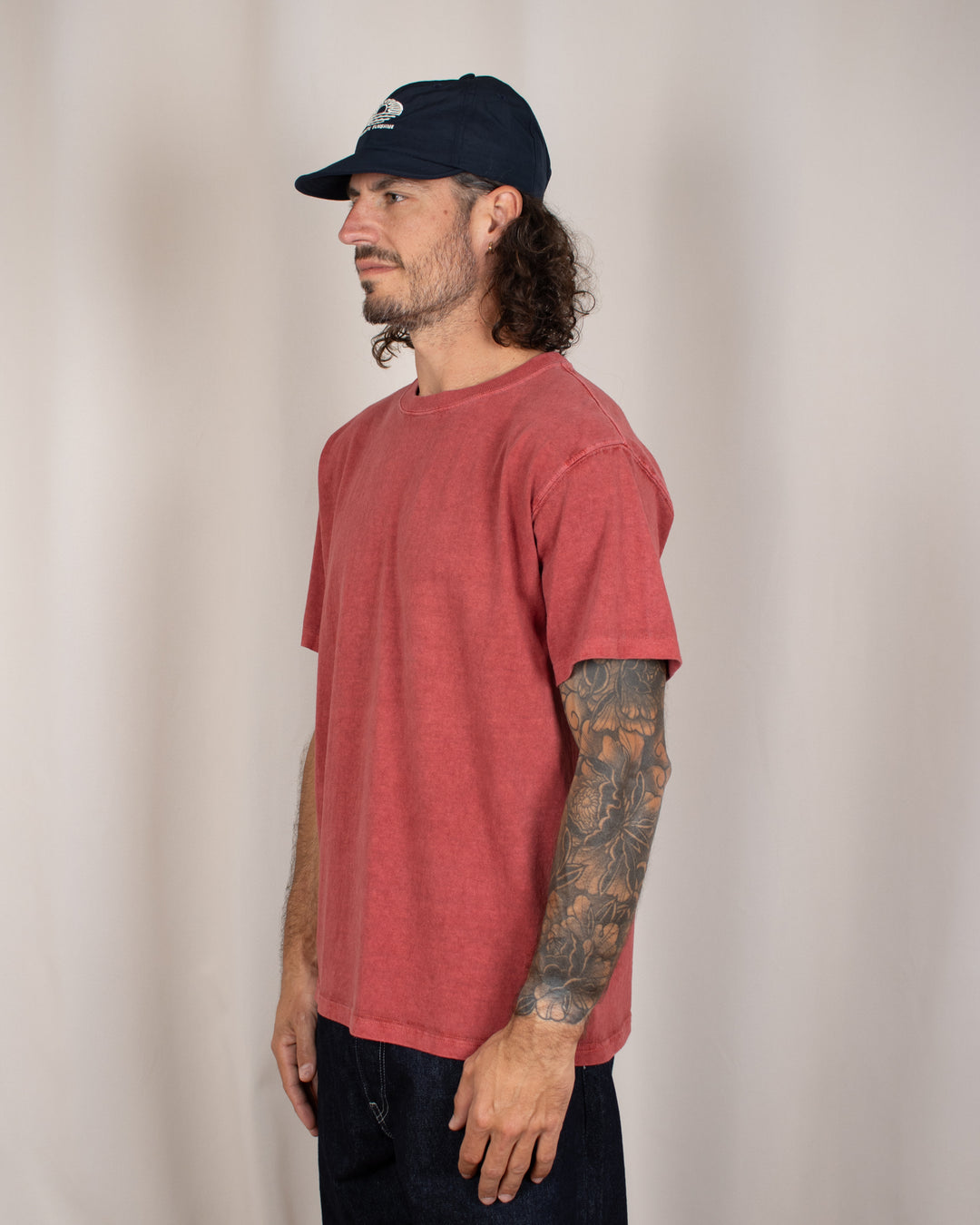 Short Sleeve Crew T-shirt P-Red